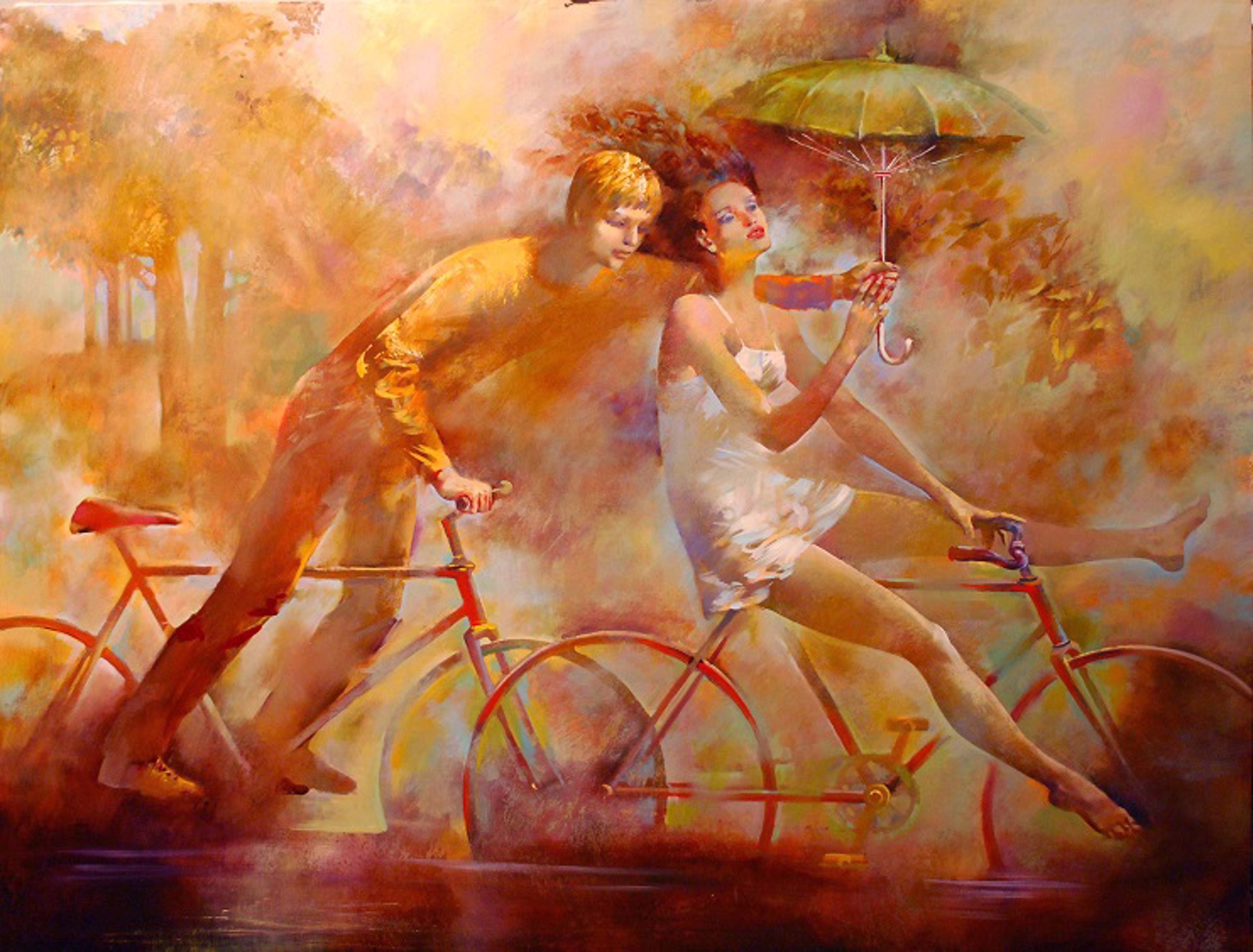 In Love Summer Rain by Oleg Tchoubakov