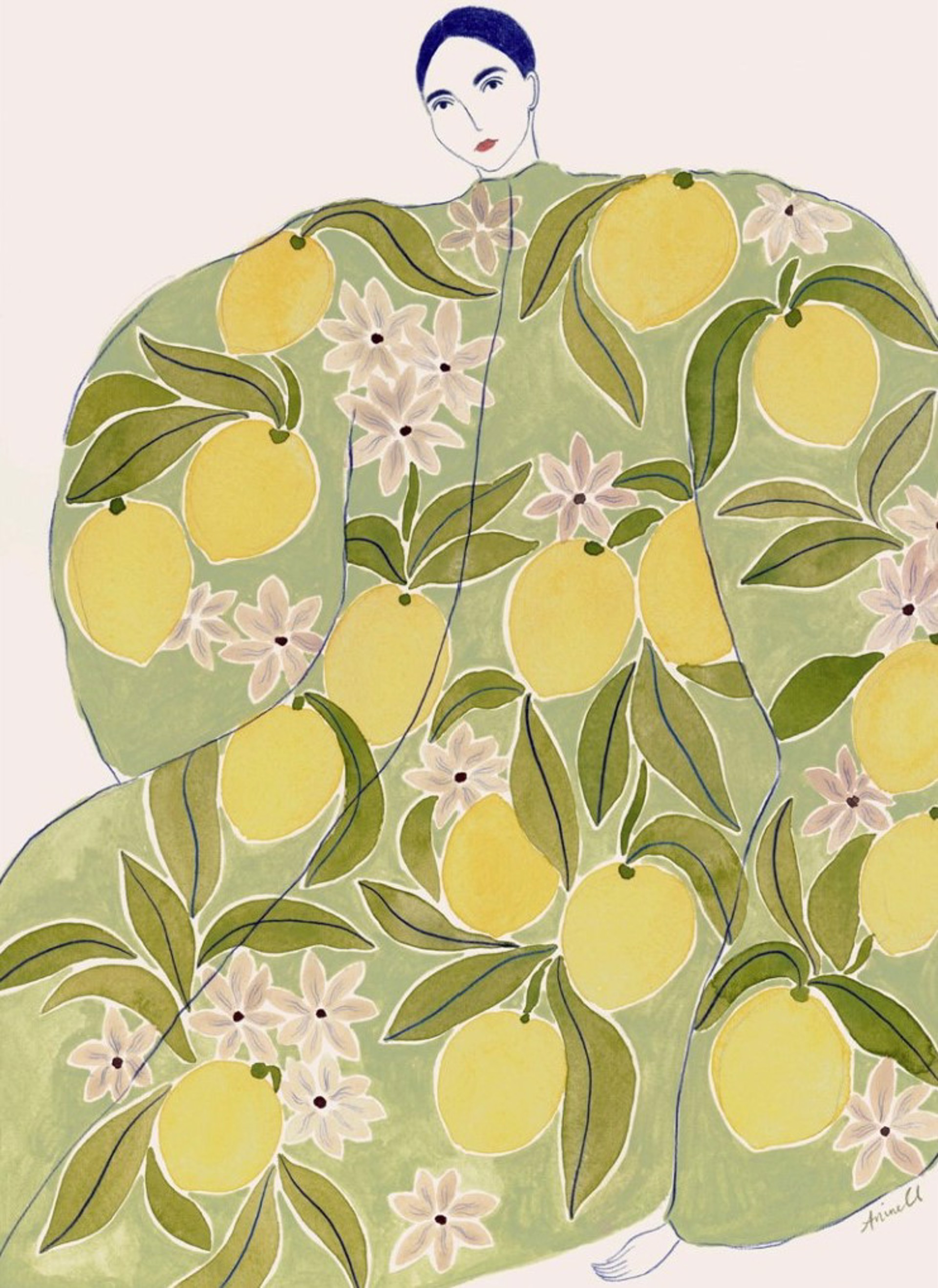 Lemon Coat by Anine Cecilie Iversen
