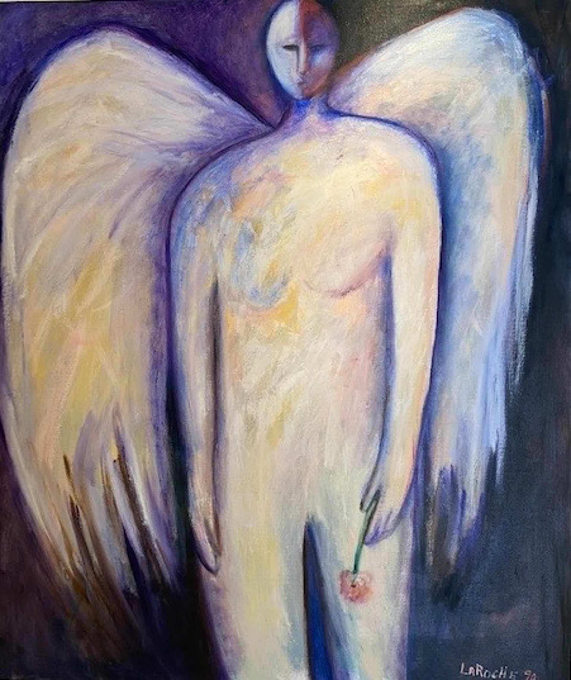 WINTER'S ANGEL (from the Artists Private Collection) by Carole LaRoche