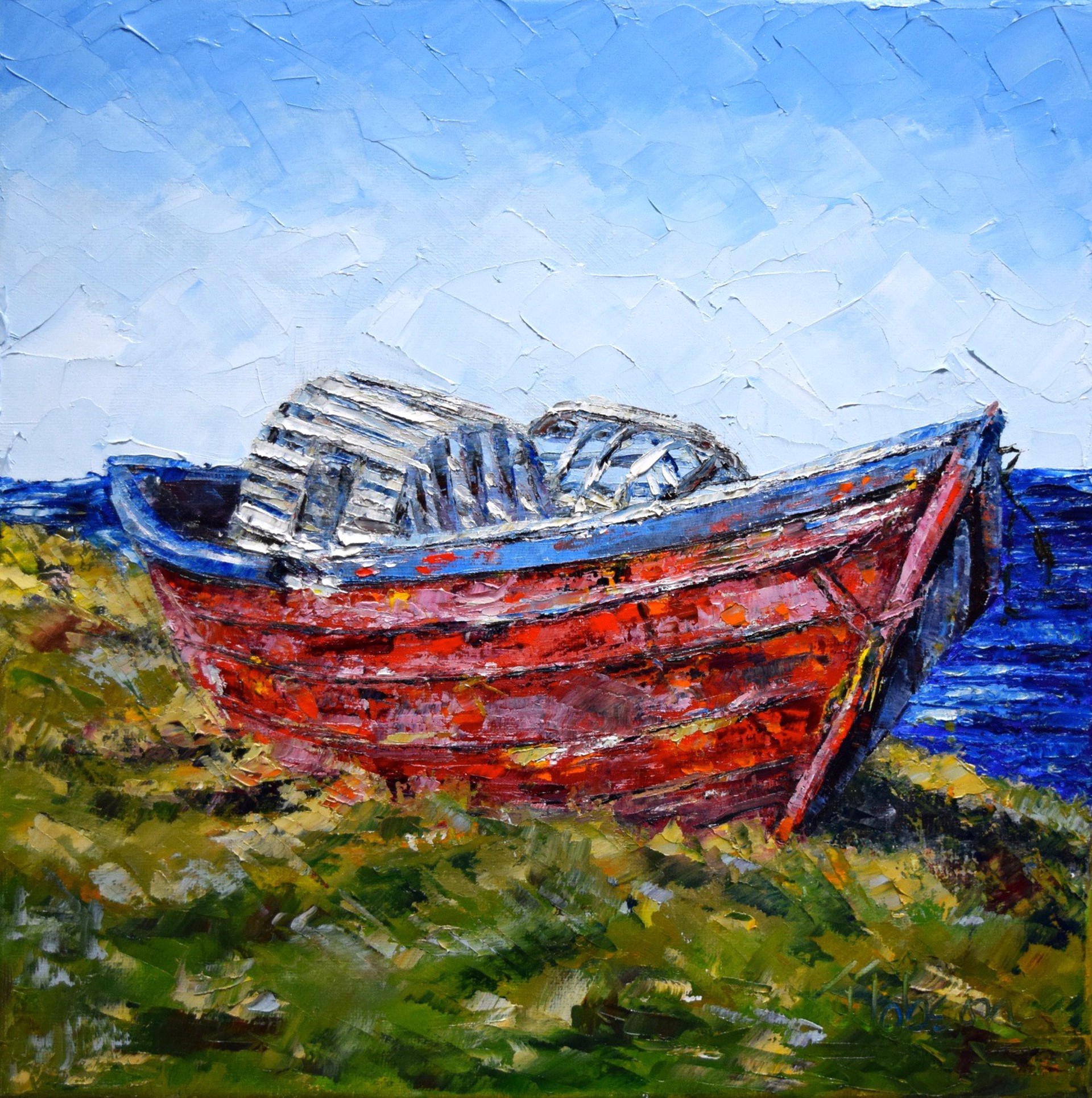 Lobster Red by Jeanette Jobson