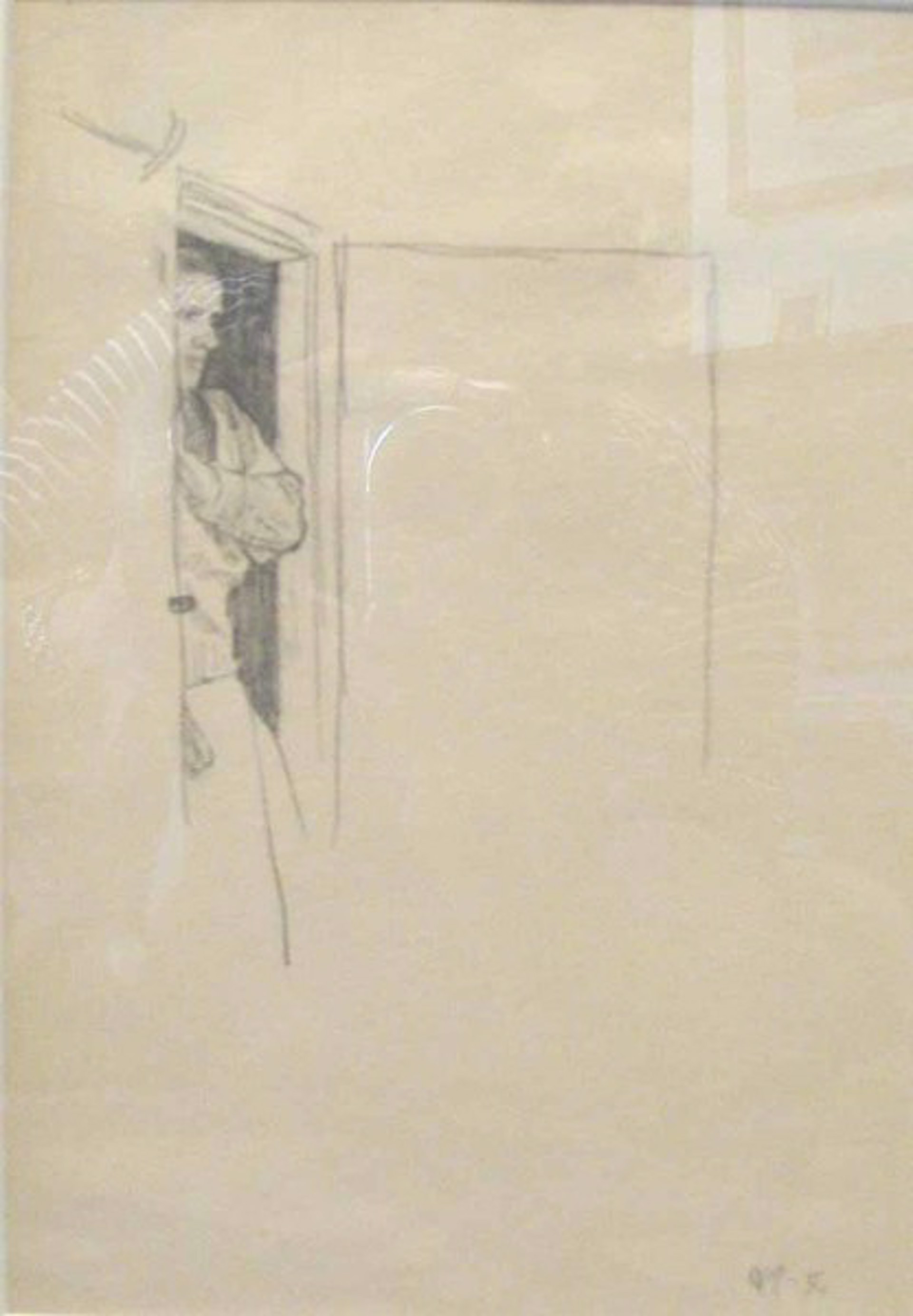Man in Doorway by Fedir Glyshuk