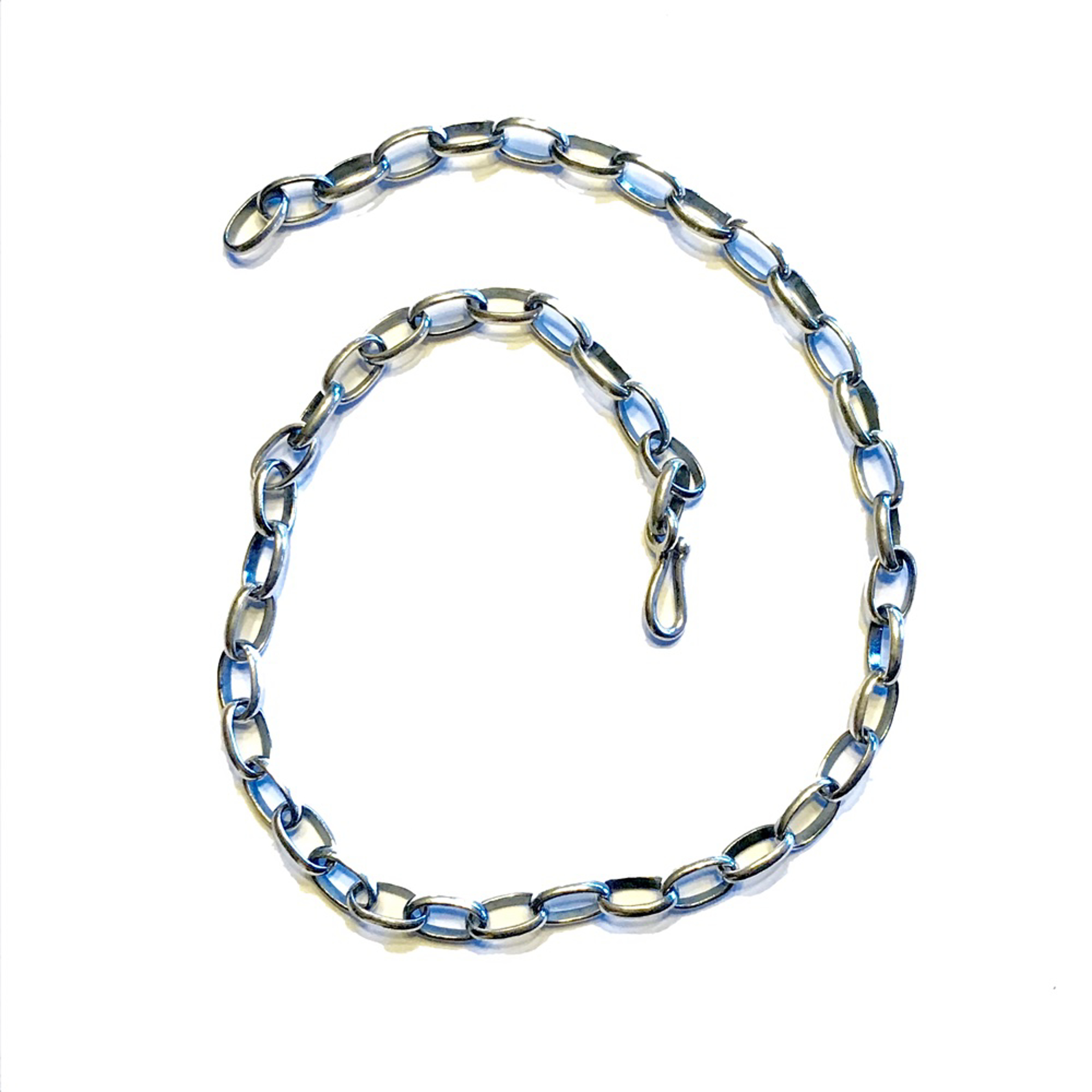 Necklace - 18" Large Link Chain, Sterling Silver by Dan Dodson