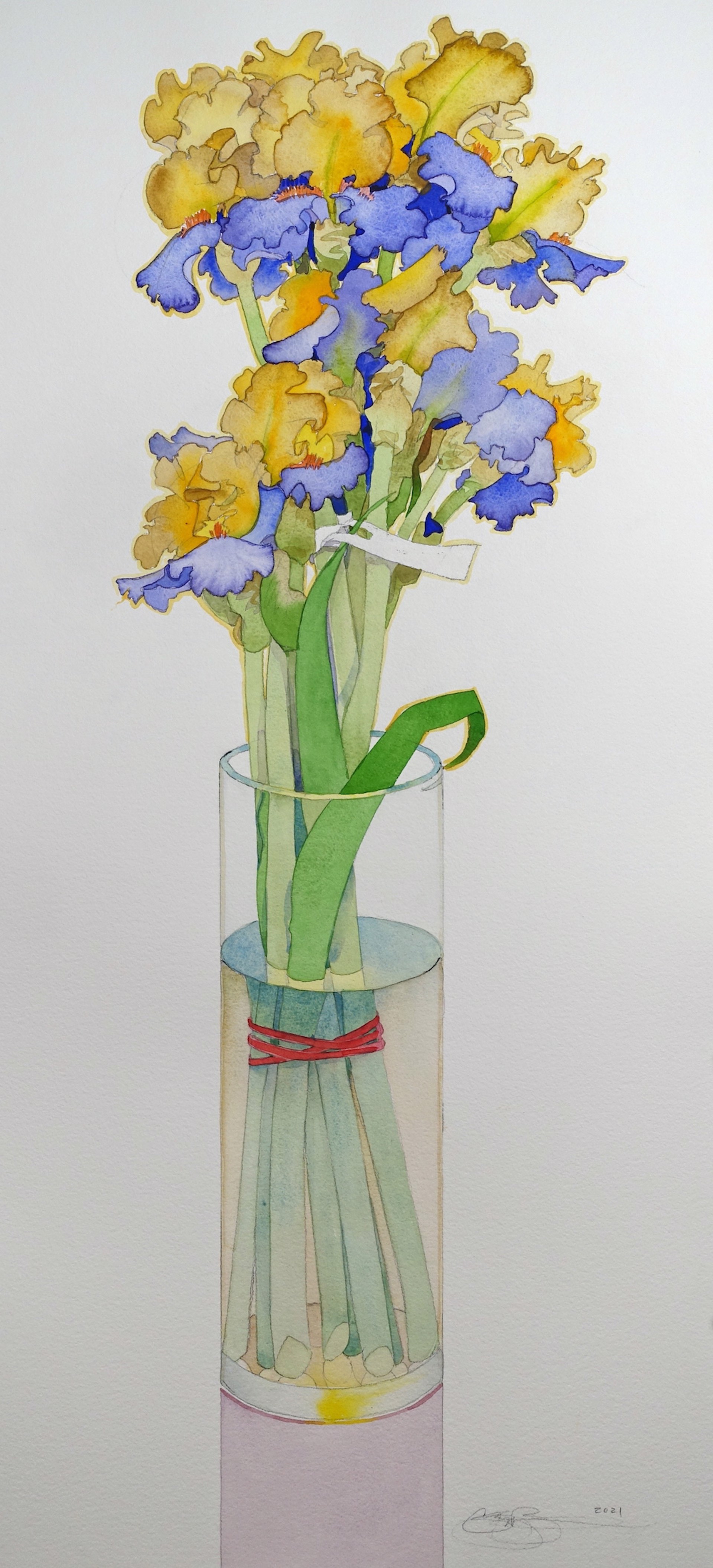 Tall Iris IV by Gary Bukovnik