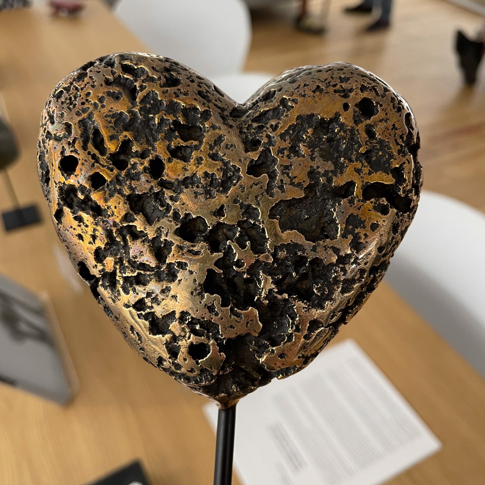 Bronze Heart 7B by Roger Moreau