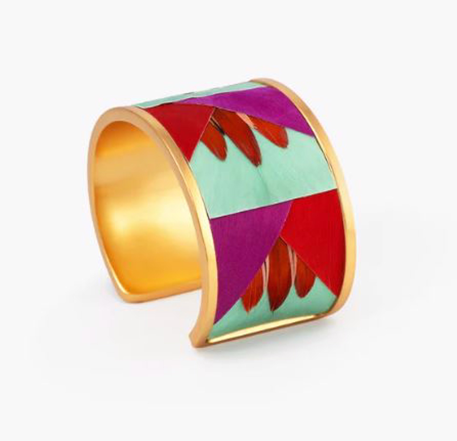 Mokara Wide Cuff - Goose, Pheasant & Turkey by Brackish