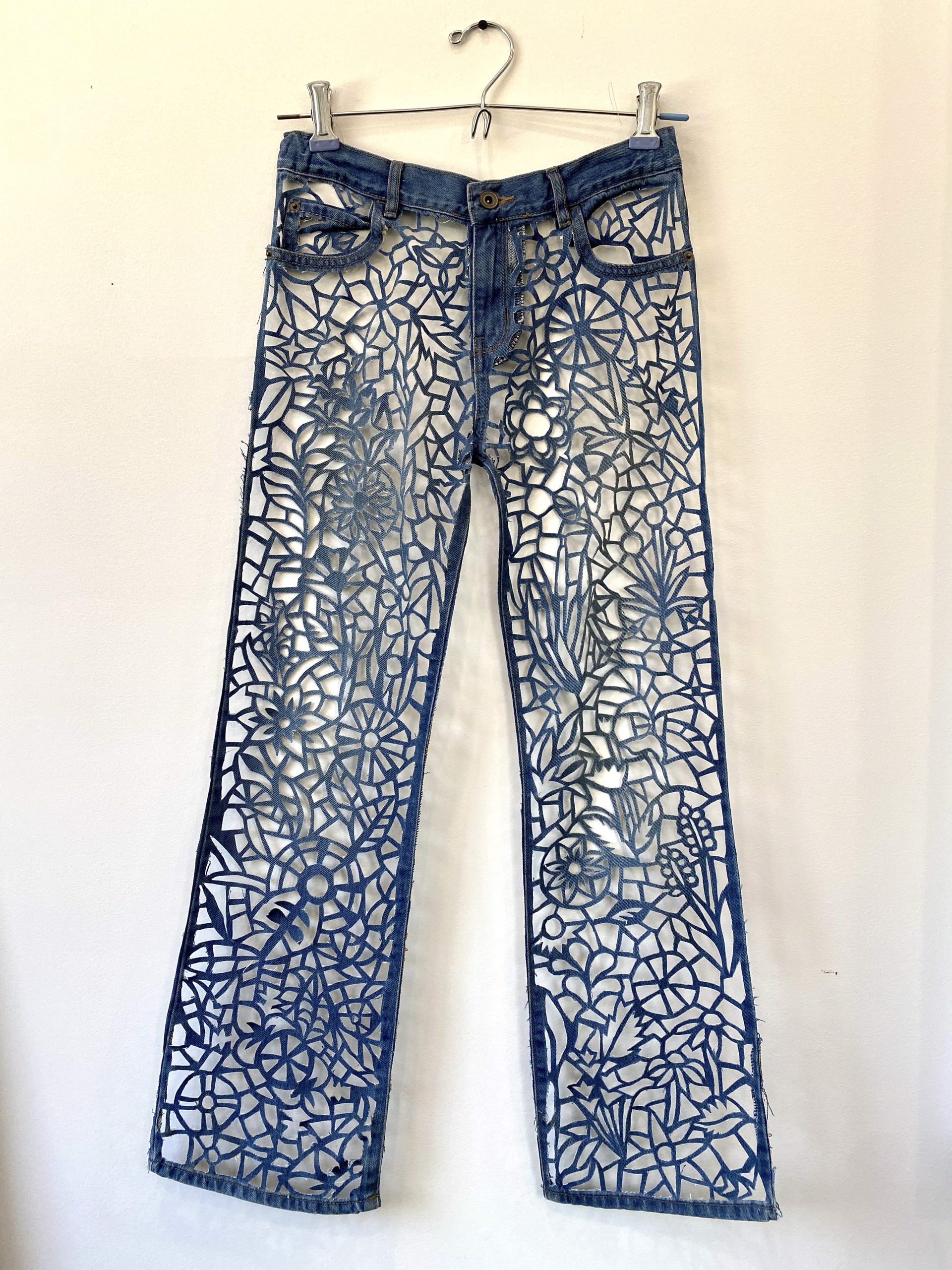 Meticulously Distressed Blue-Jeans, Life by Libby Newell