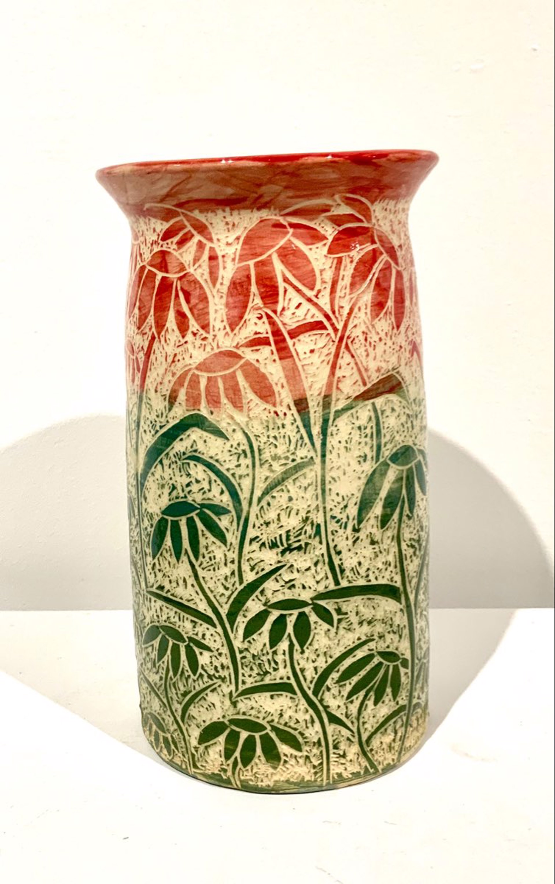 Cone Flower Vase by Estell Osten