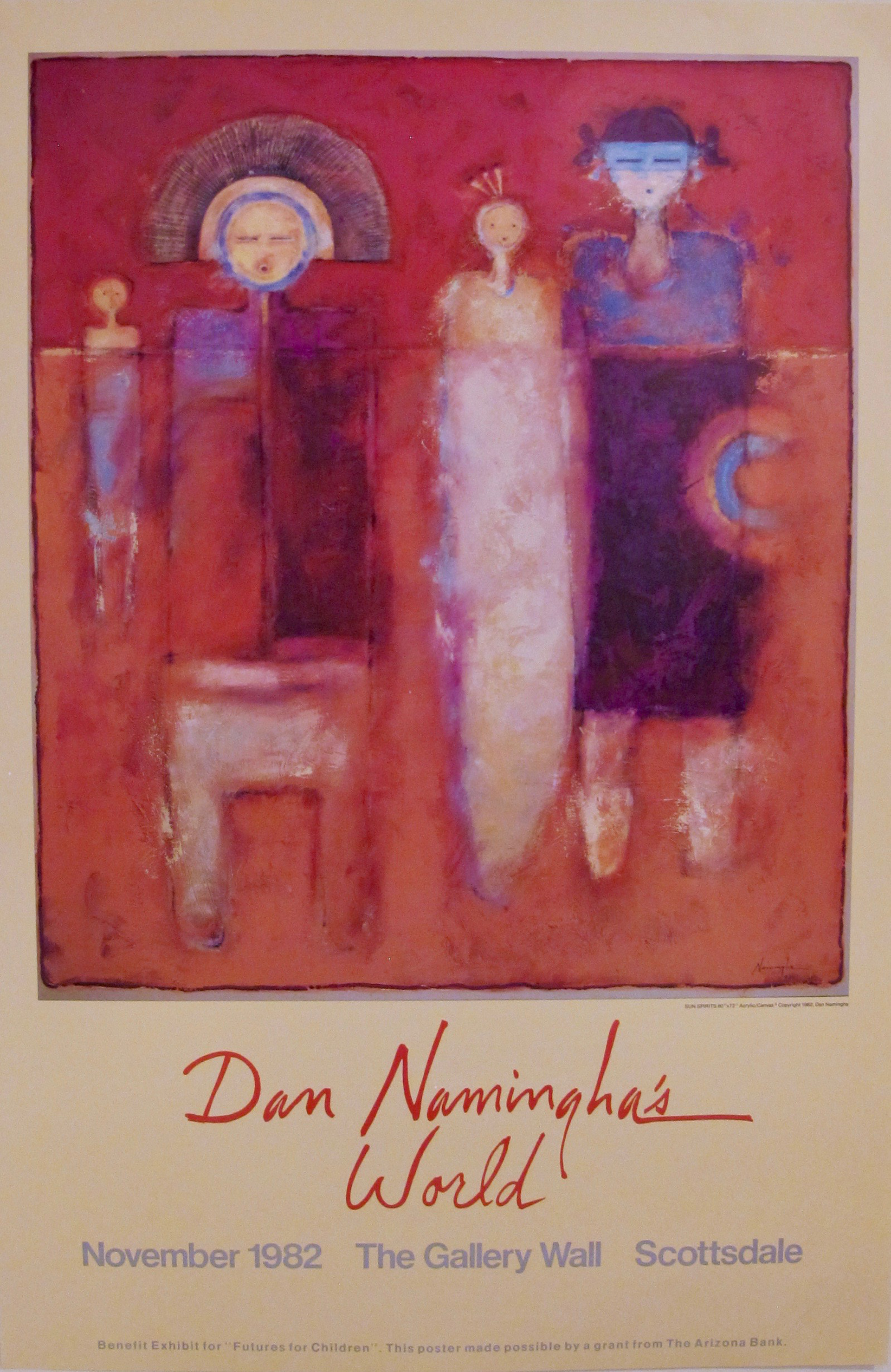 Dan Namingha's World Poster by Dan Namingha