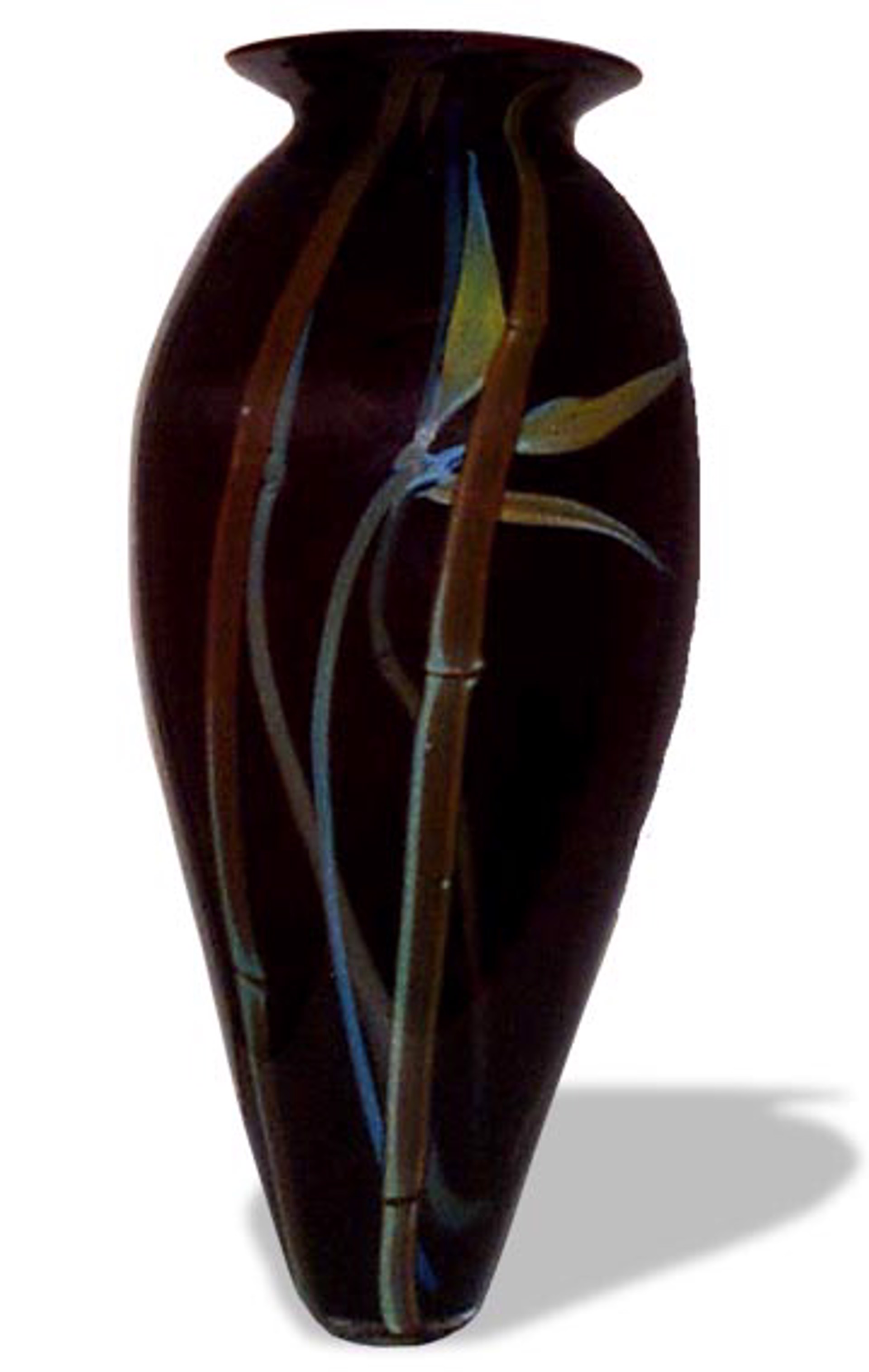 Black Bamboo Vase by RICHARD SATAVA