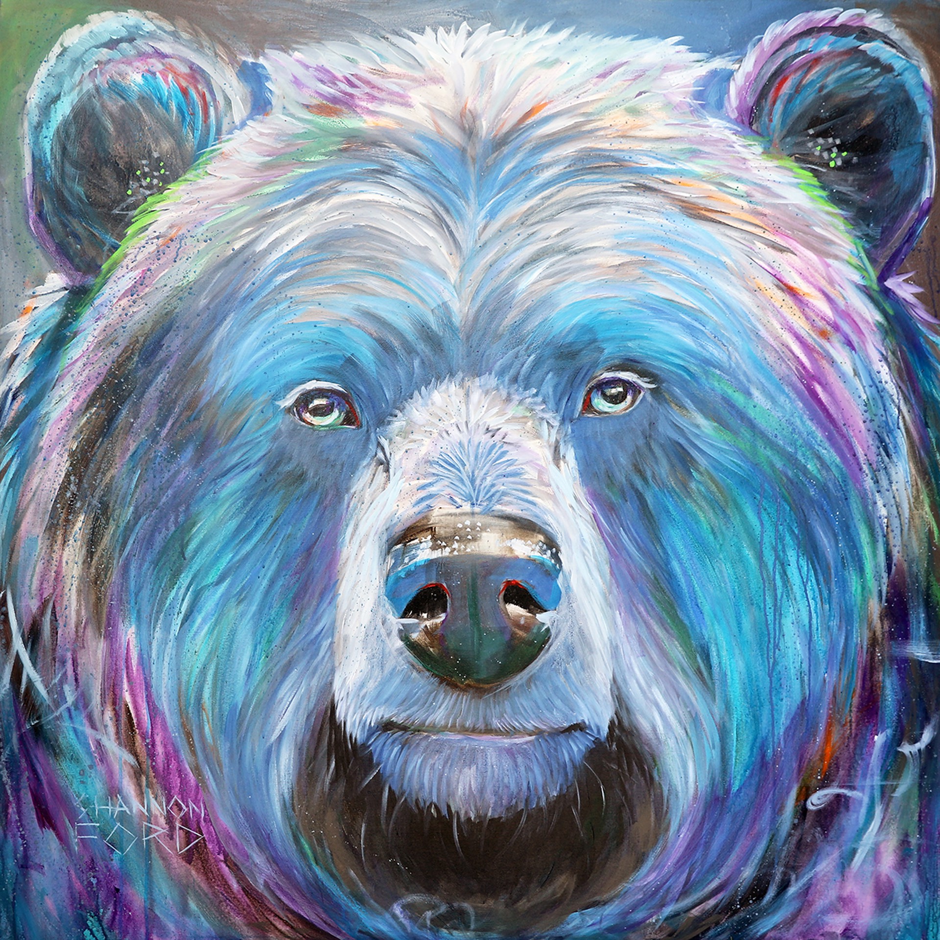 Blue Blue Bear by Shannon Ford