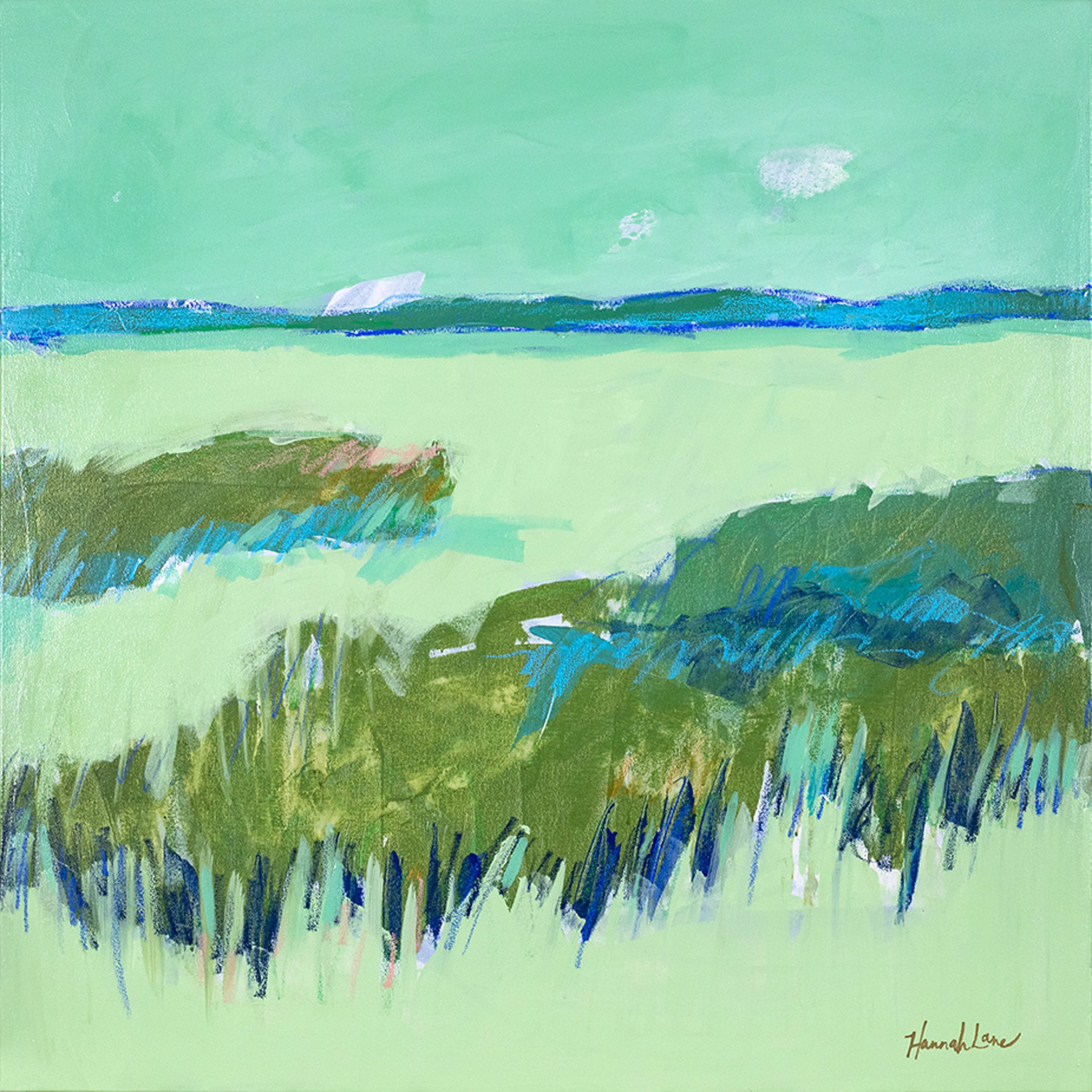 Green Saltmarsh by Hannah Lane