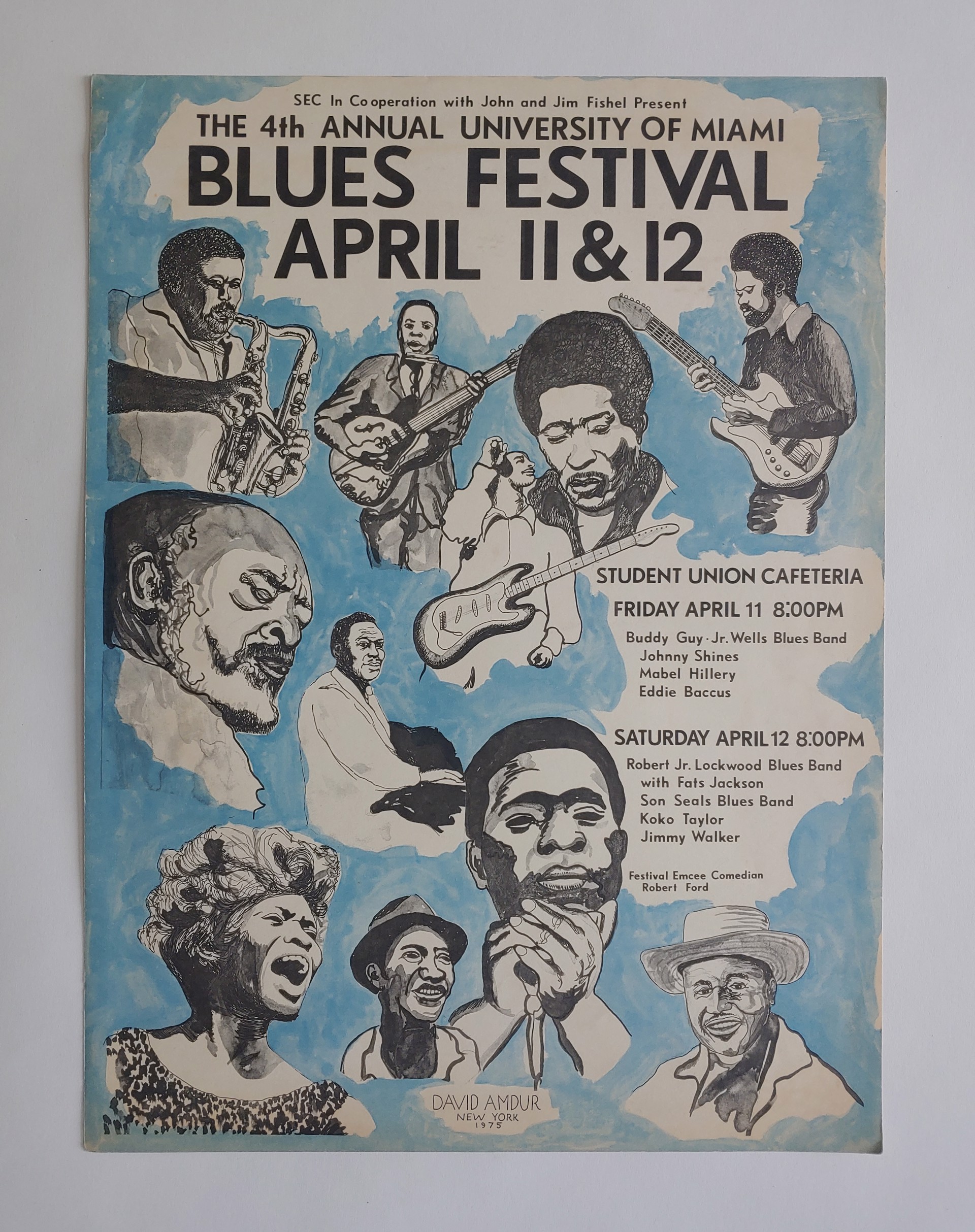 Blues Festival Posters - of 2 by David Amdur