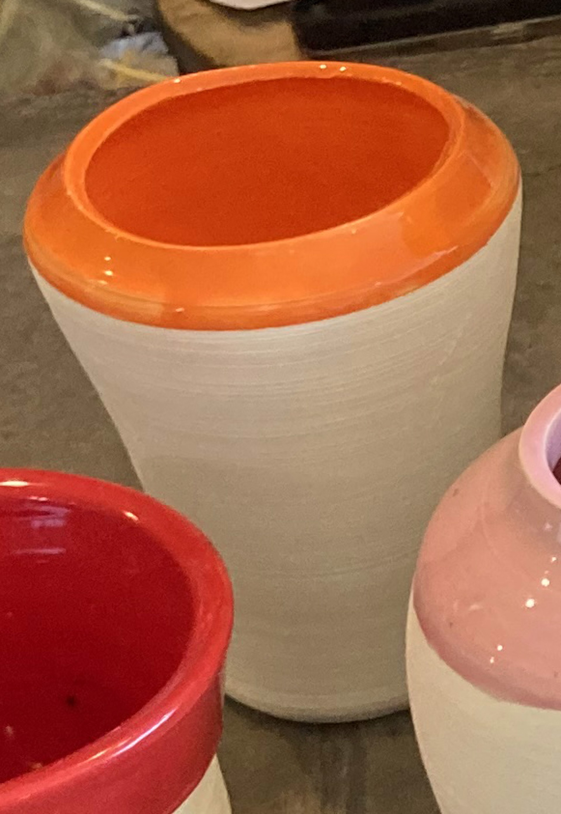 Orange Vase by Austin Center