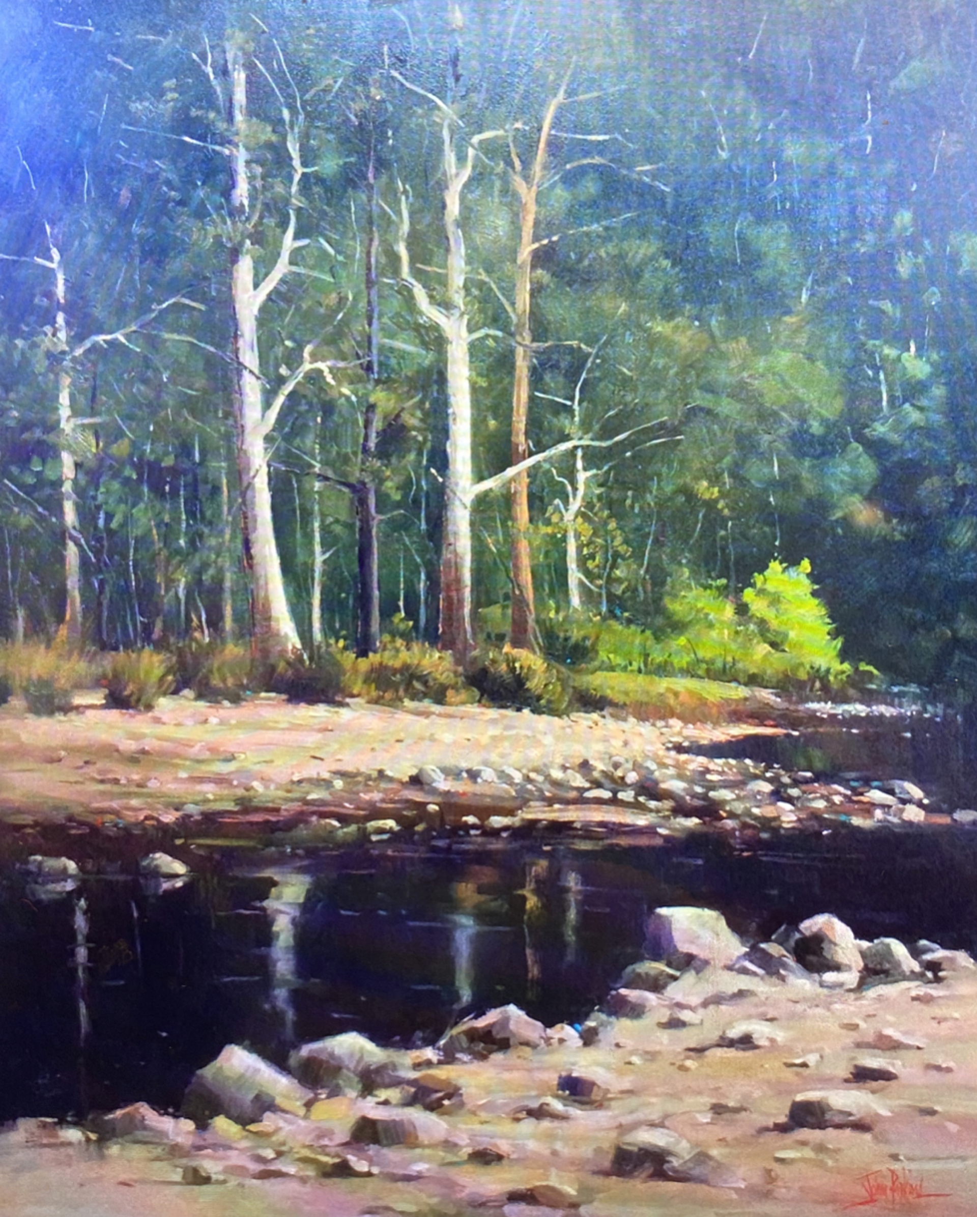 Tallangatta Creek by John Perkins