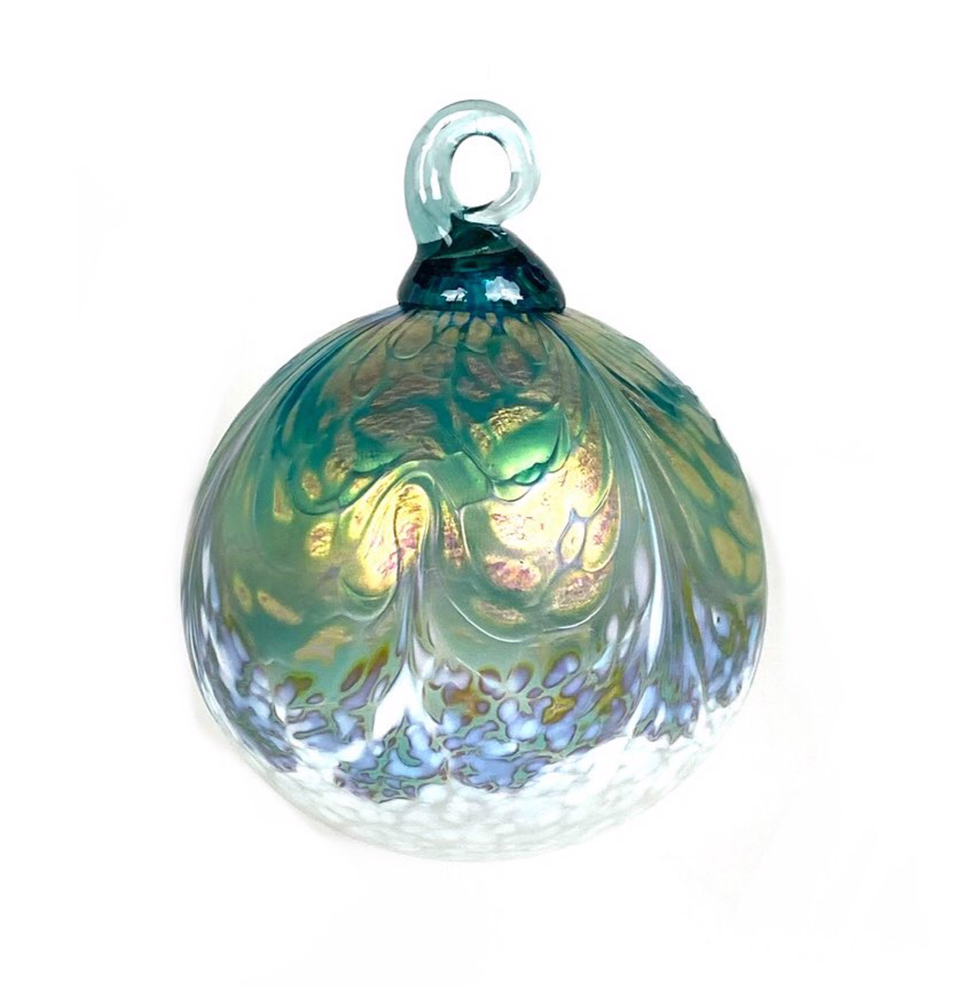 Alchemy Aqua Ornament by Furnace Glass