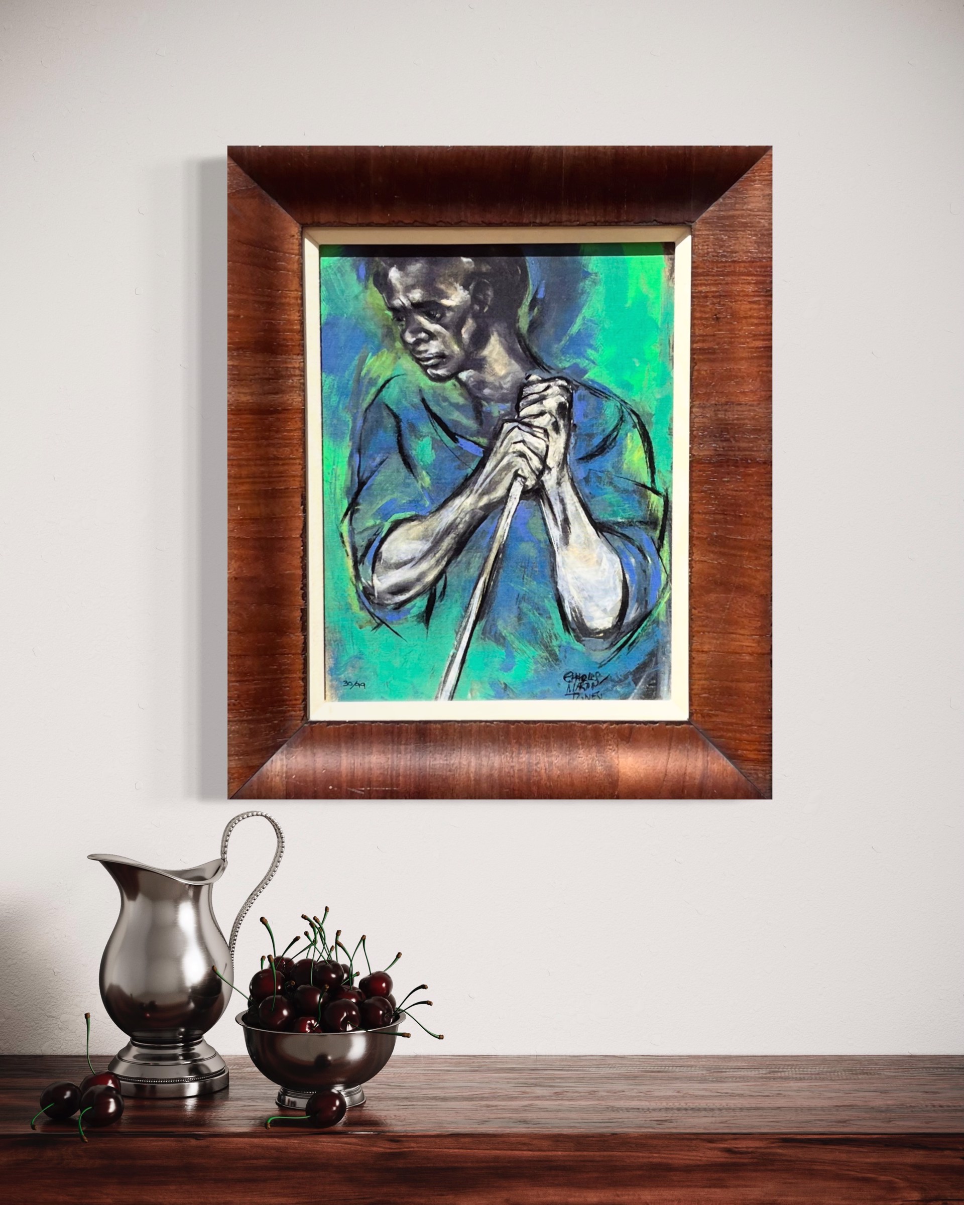 Man on Green and Blue by Chuck Jones