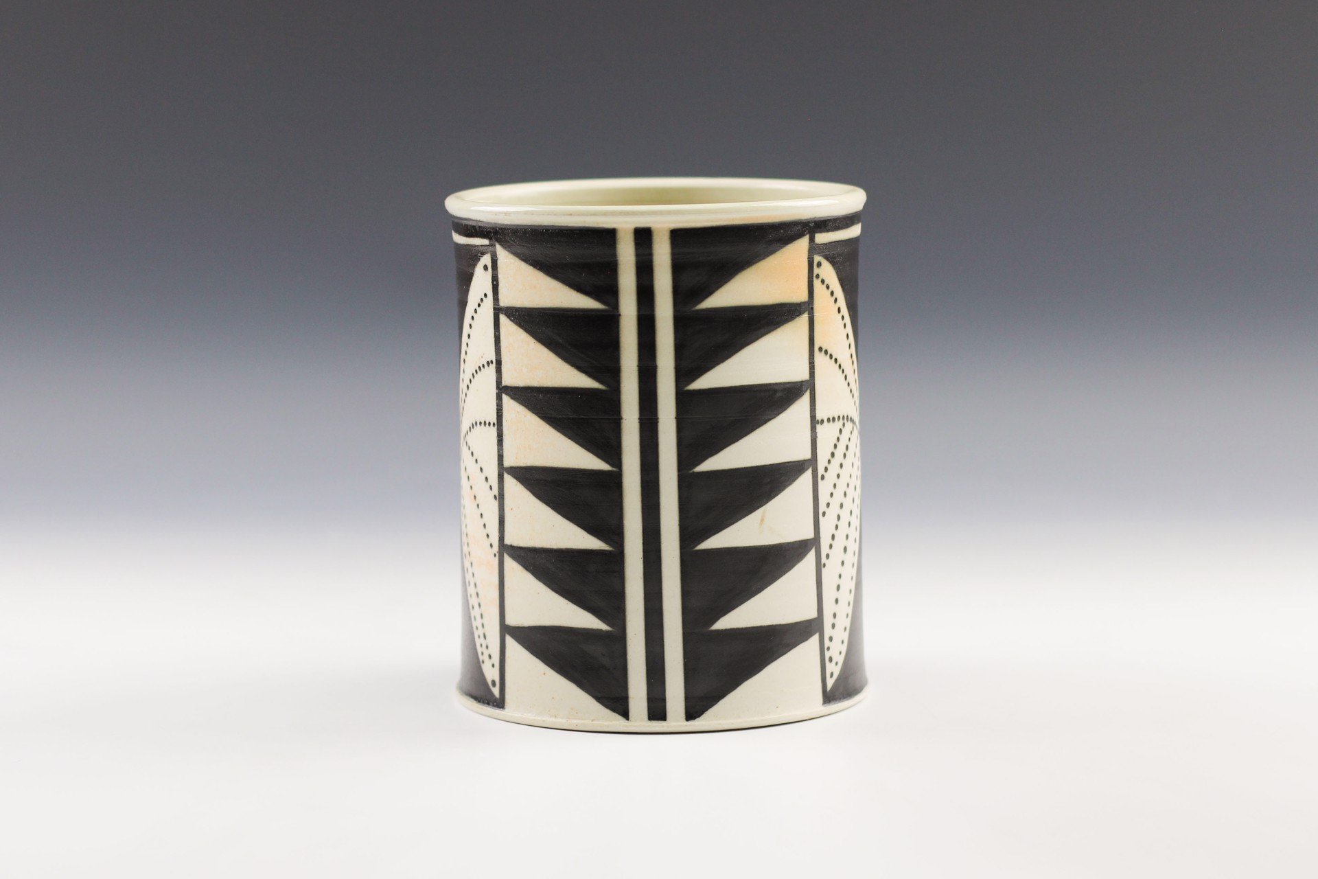 Geometric Cylinder Vase by Joanne Kirkland