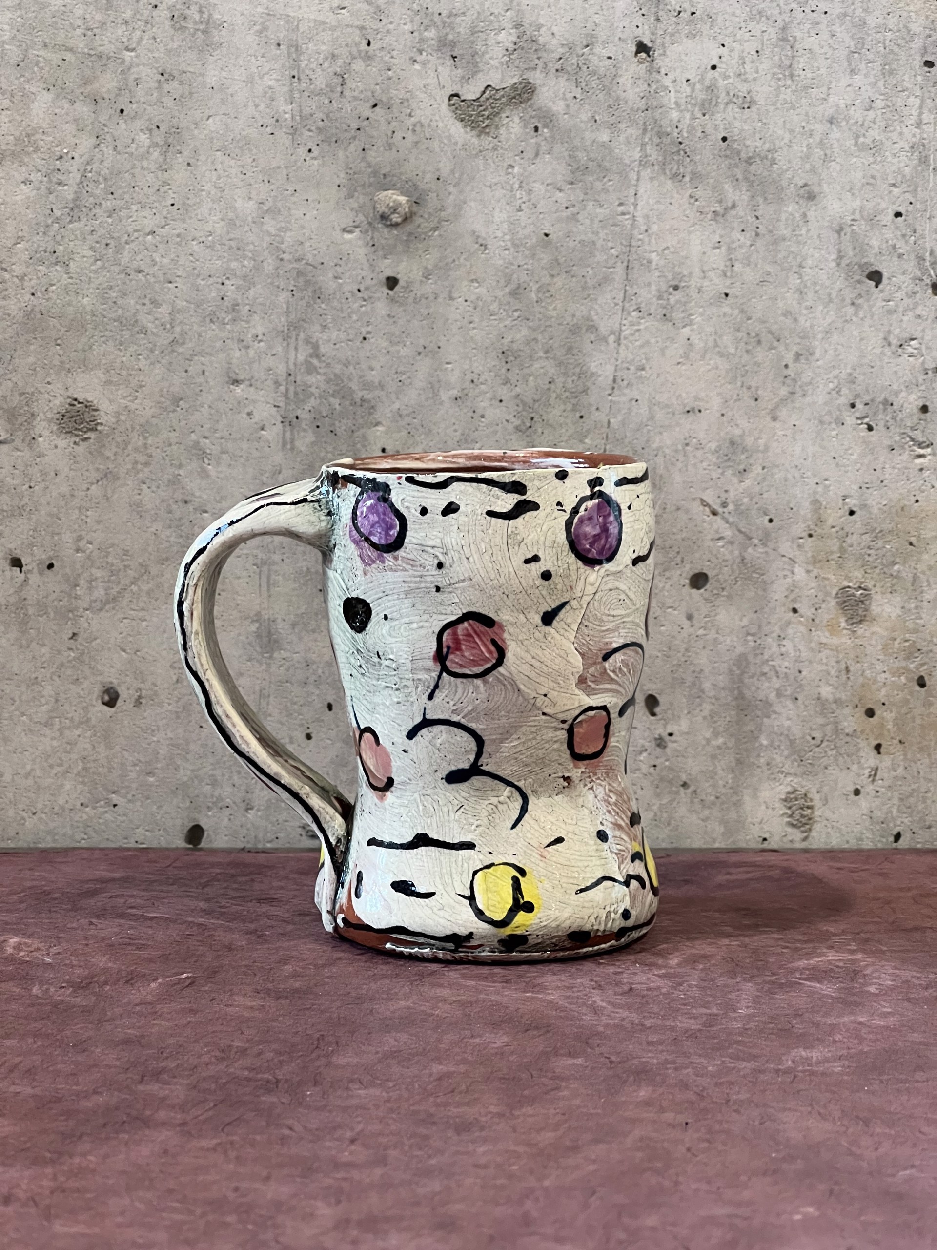 White Mug w/Dots No. 2 by Susan McGilvrey