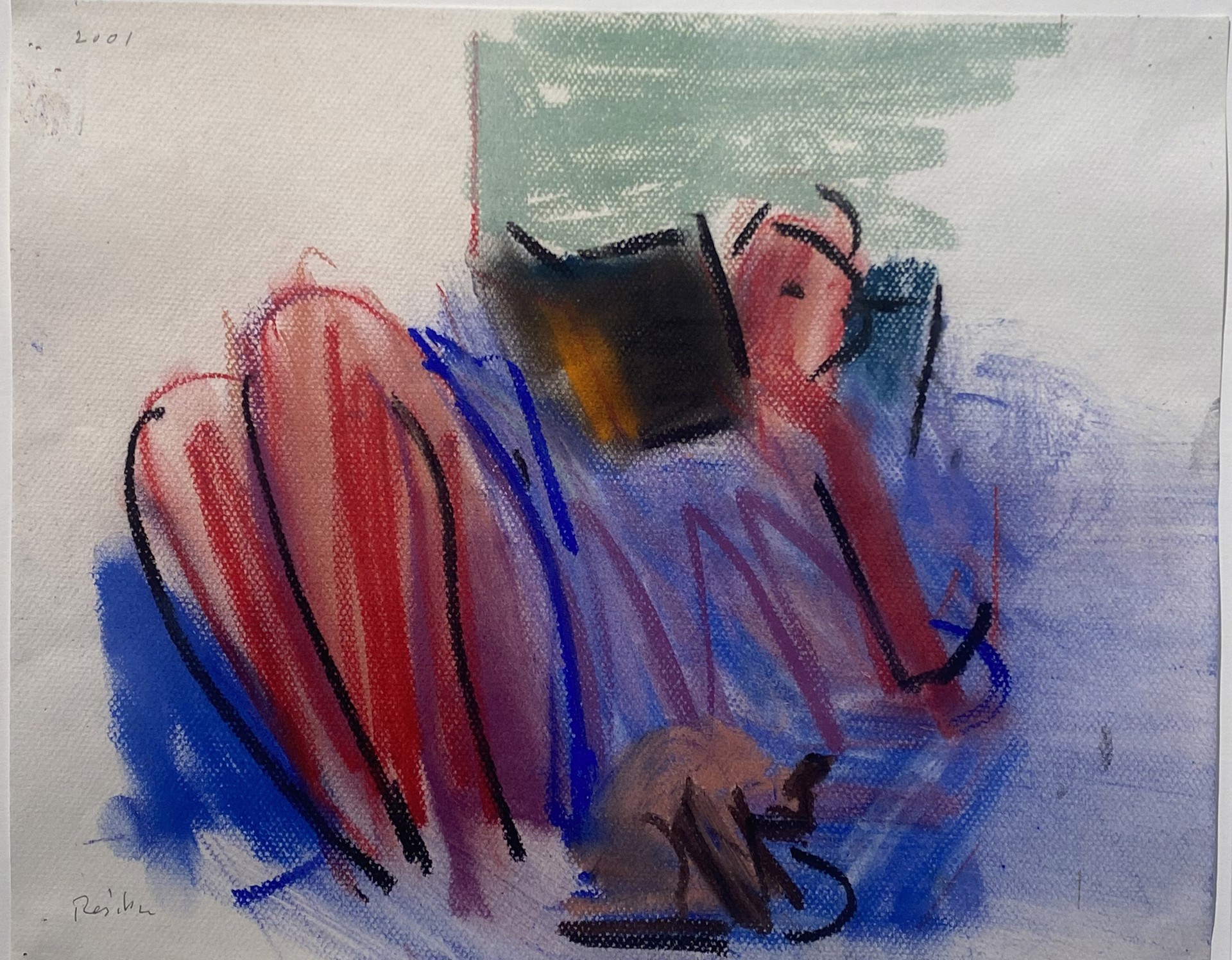 Figure Reading by Paul Resika