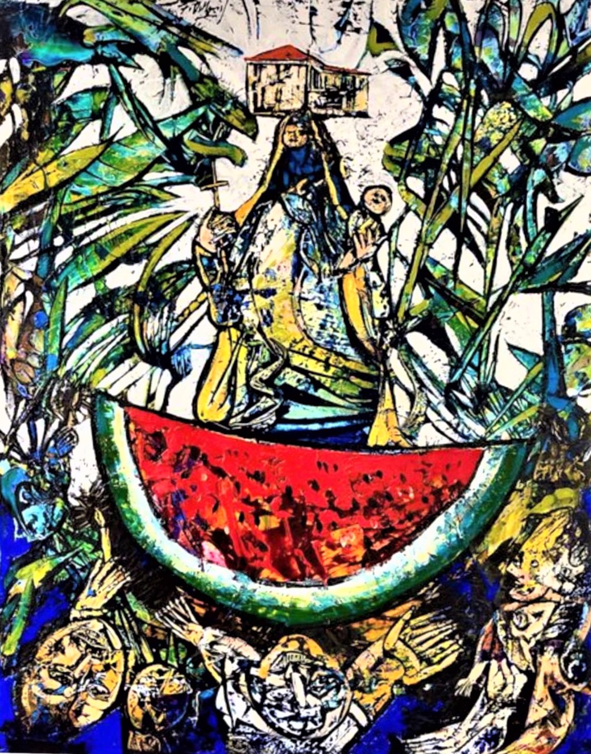 Virgin of the Melon by Fredy Villamil