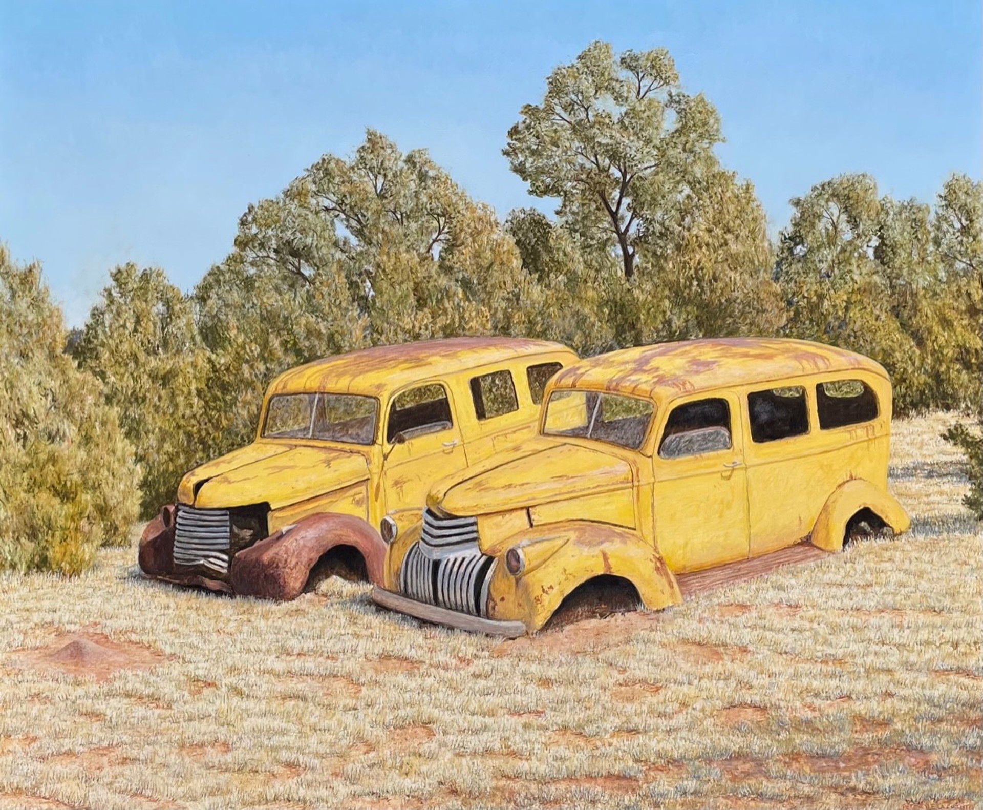 Camionetas con Hormigas by Peter de la Fuente