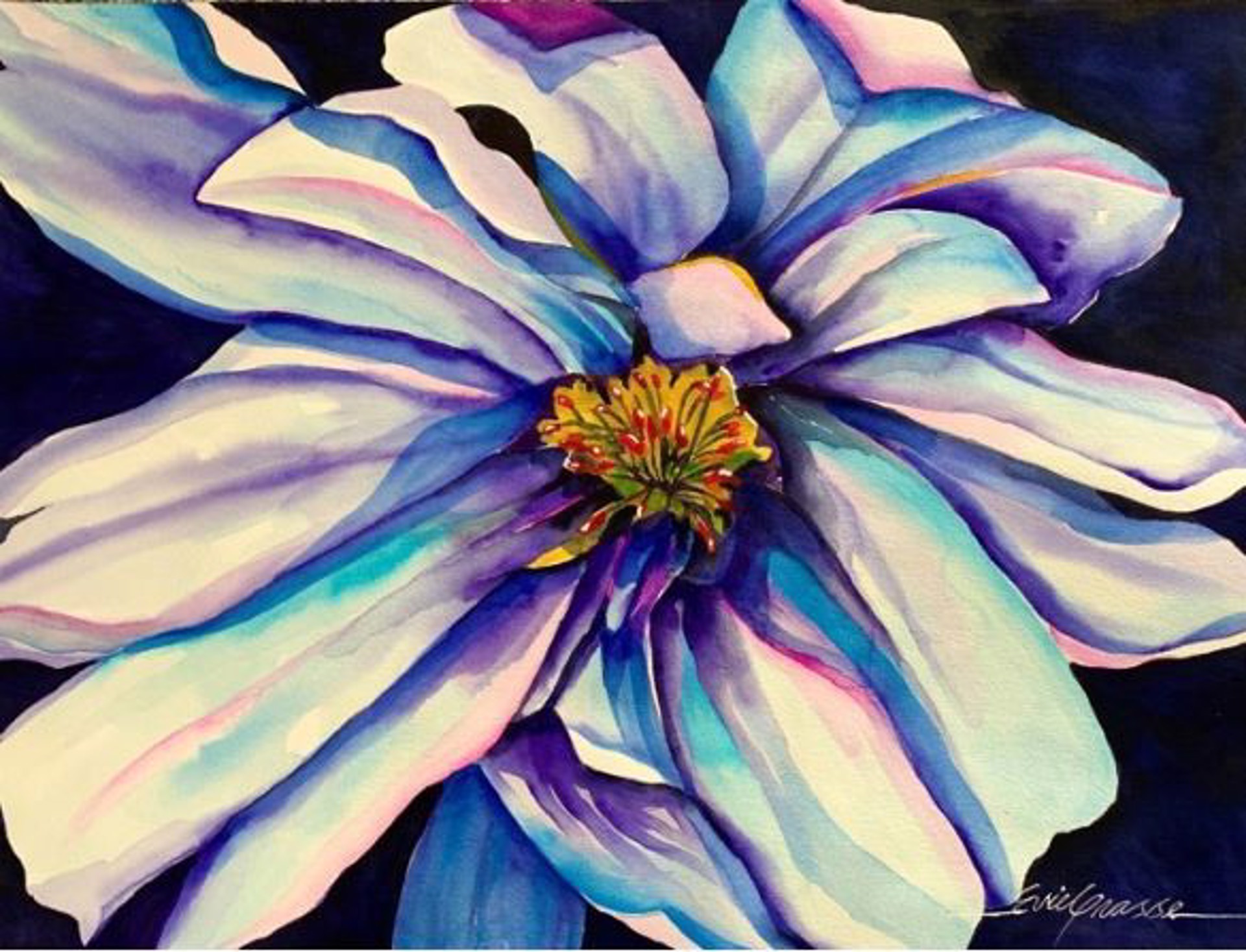 Daisy in Blue by Evie Grasse