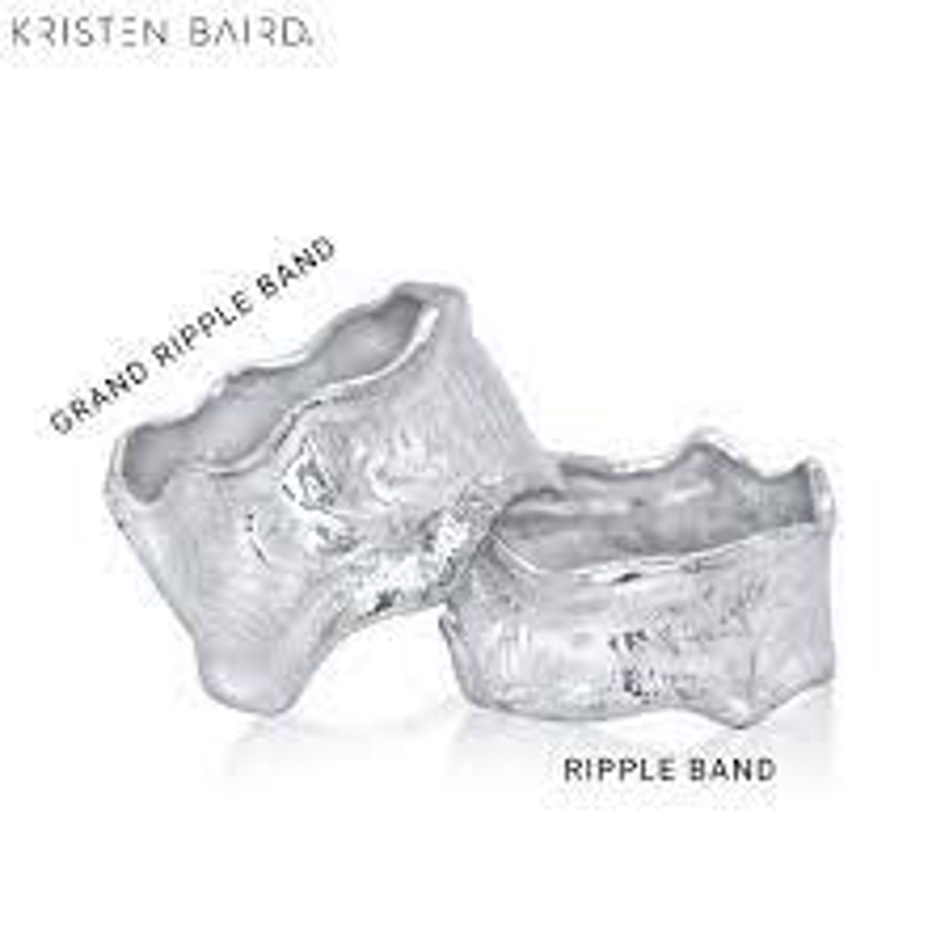 Thick Silver Band by Kristen Baird