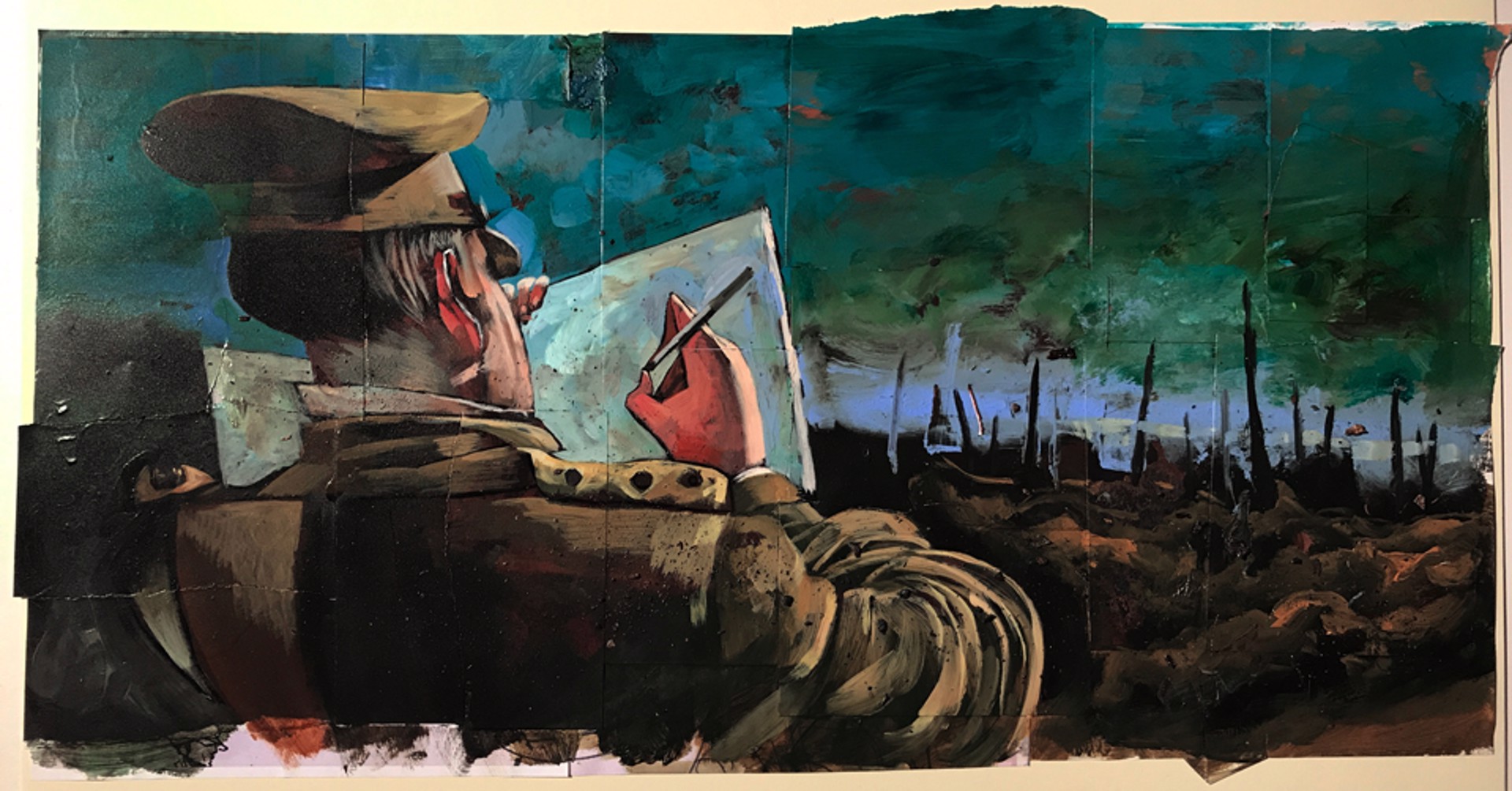 Black Dog: The Dreams of Paul Nash, Page #59A by Dave McKean