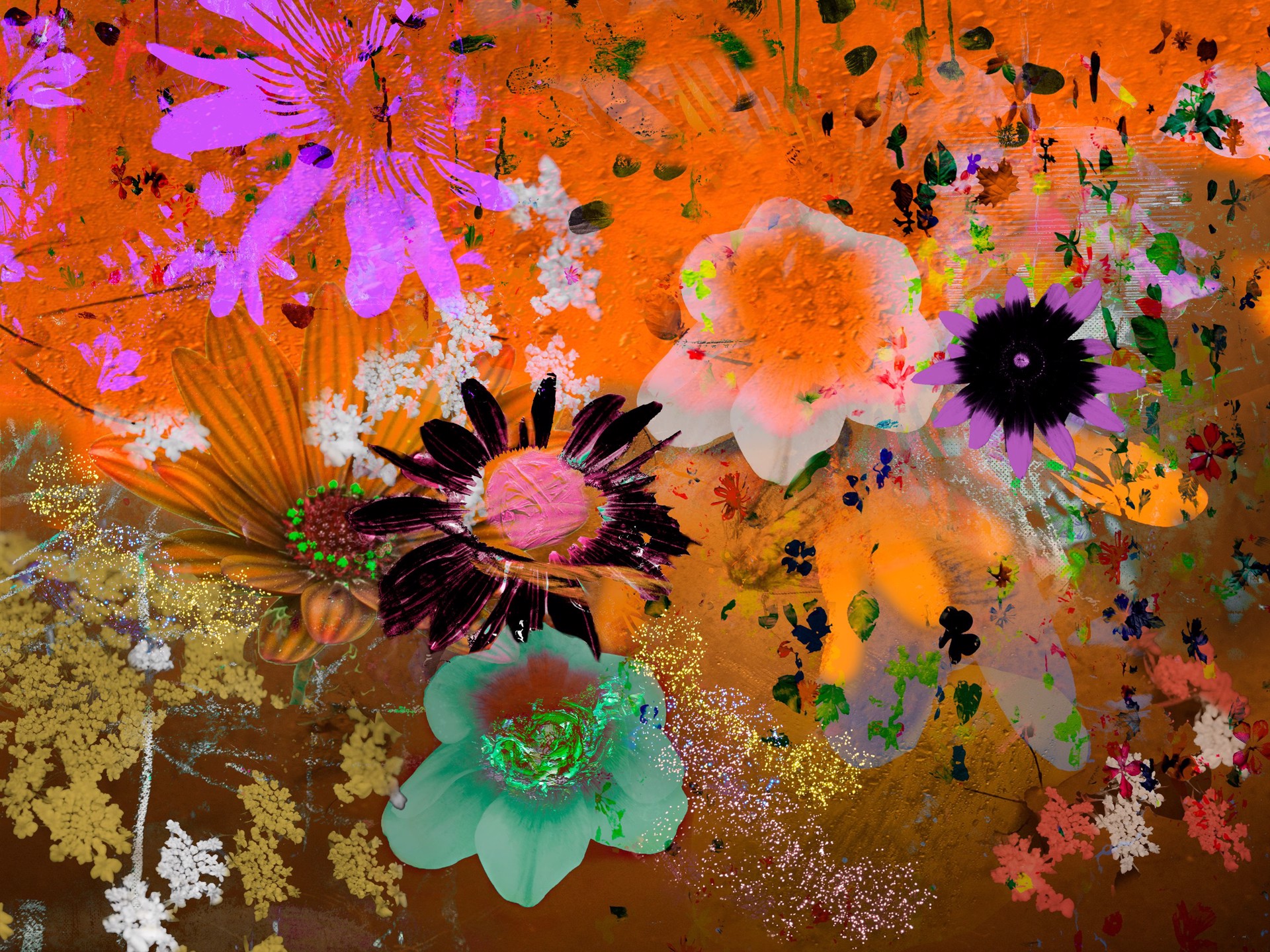 FLOWERS SERIES I NO.7 by CAROL EISENBERG