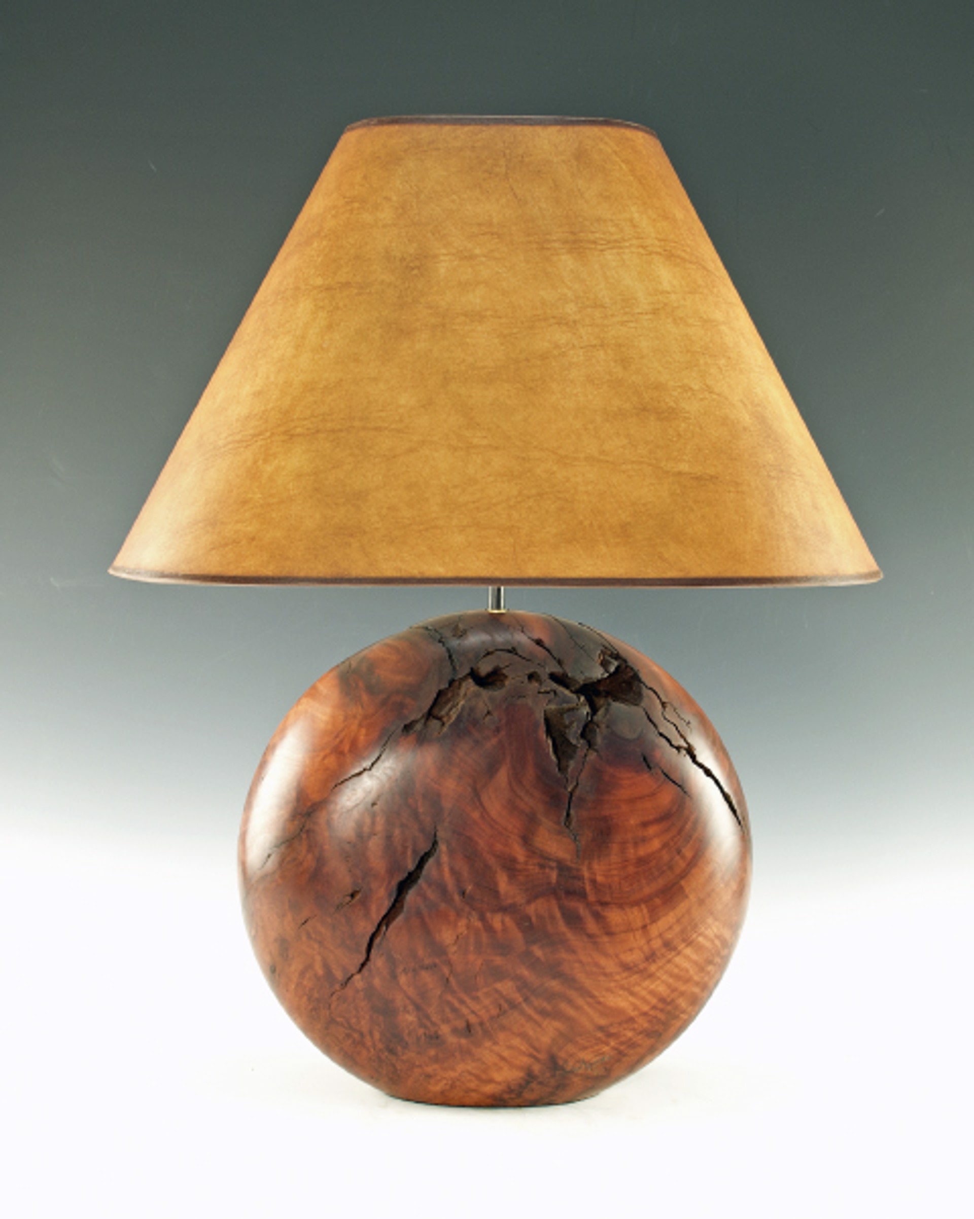 Eucalyptus Disk Lamp by Chris Eggers