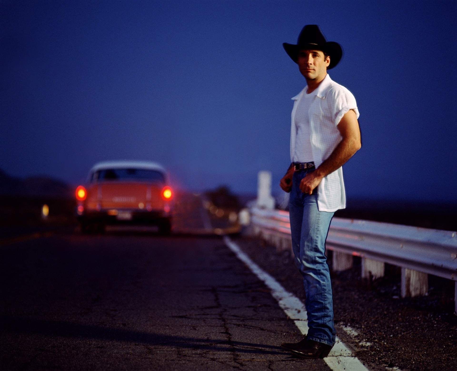 97035 Clint Black On the Highway with Car Color by Timothy White