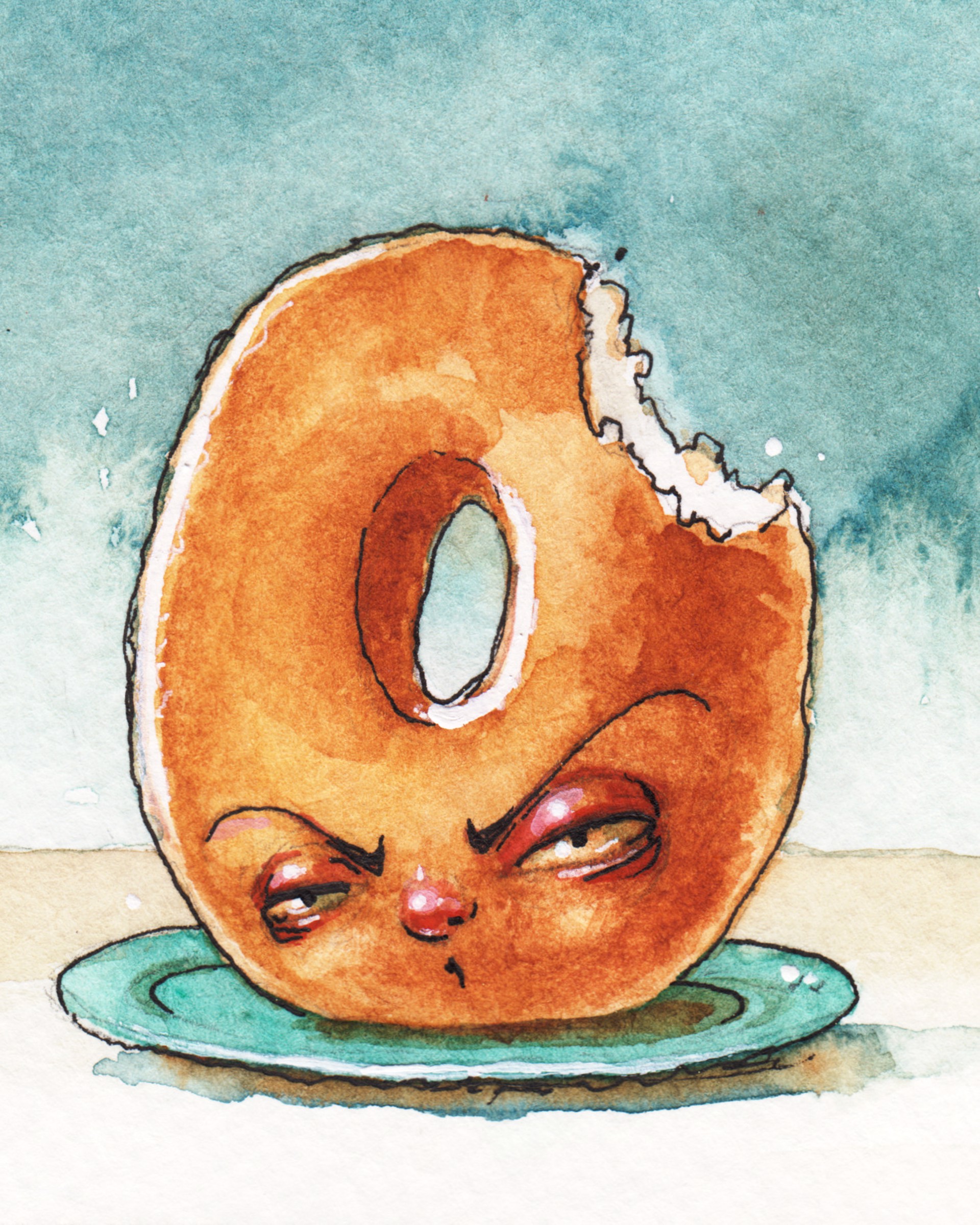 Donut of Fury 1 (mini) by Liese Chavez