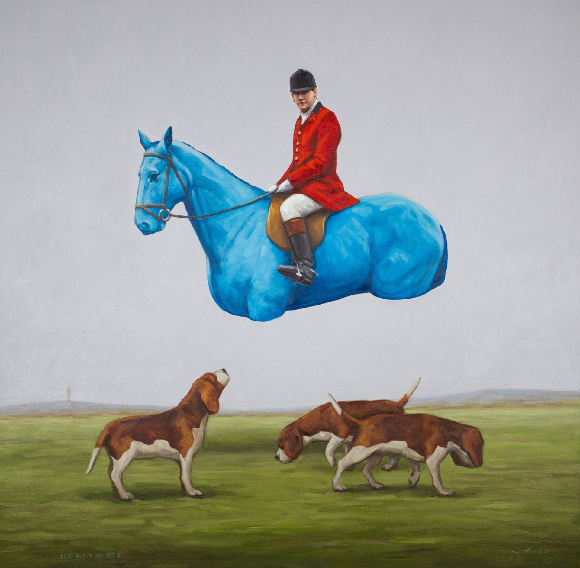 Der Blaue Reiter II by Toni Hamel