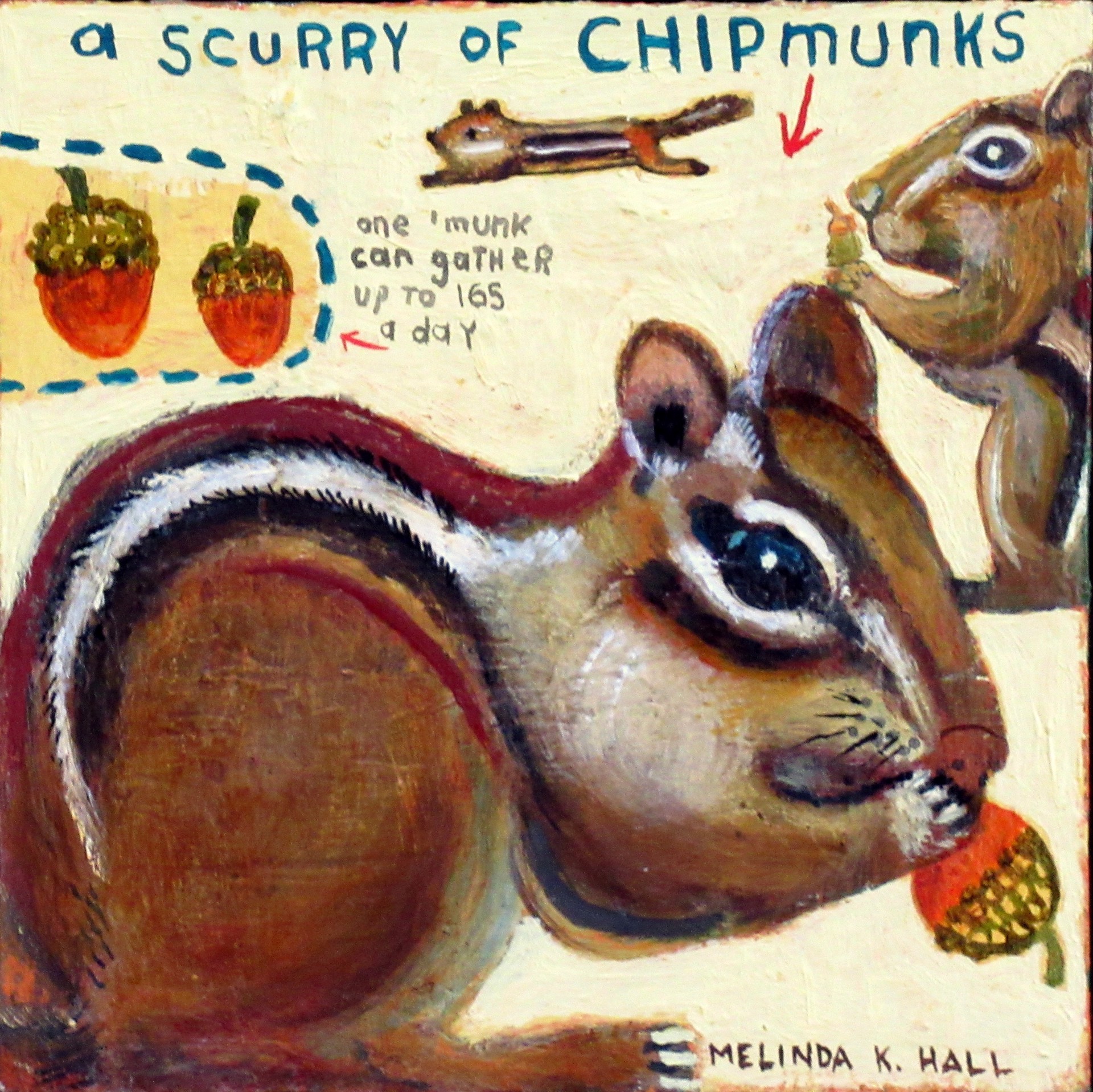 A Scurry of Chipmunks by Melinda K. Hall