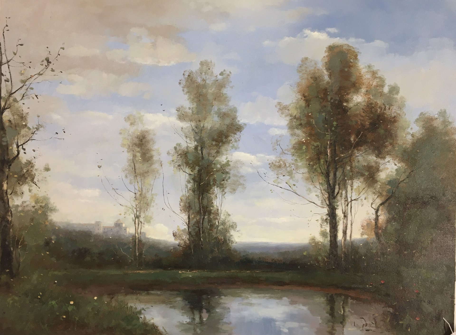 POND IN EARLY SPRING by PETER