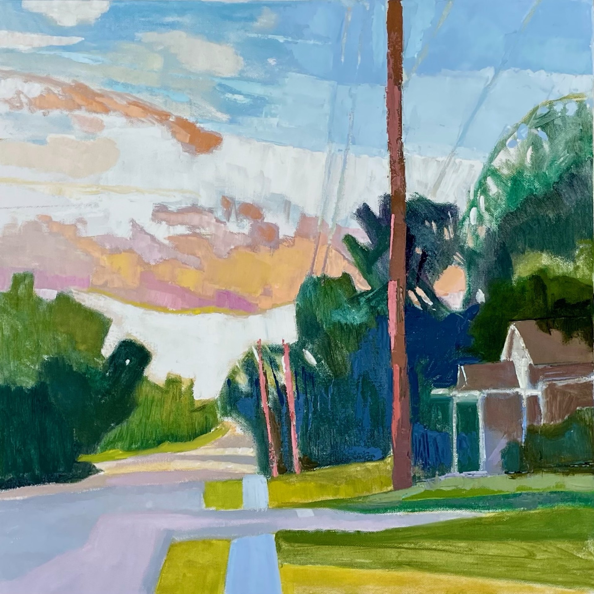 Evening Streetscape by Maggie Shepherd
