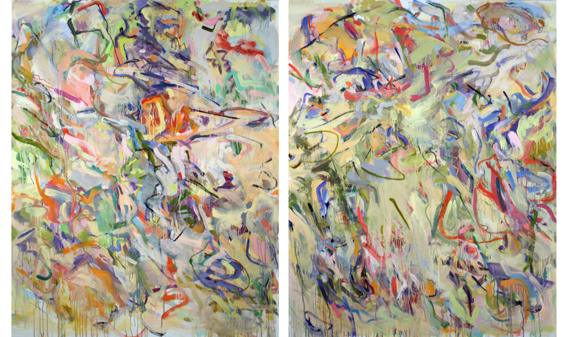 Movement 1 and 2, diptych