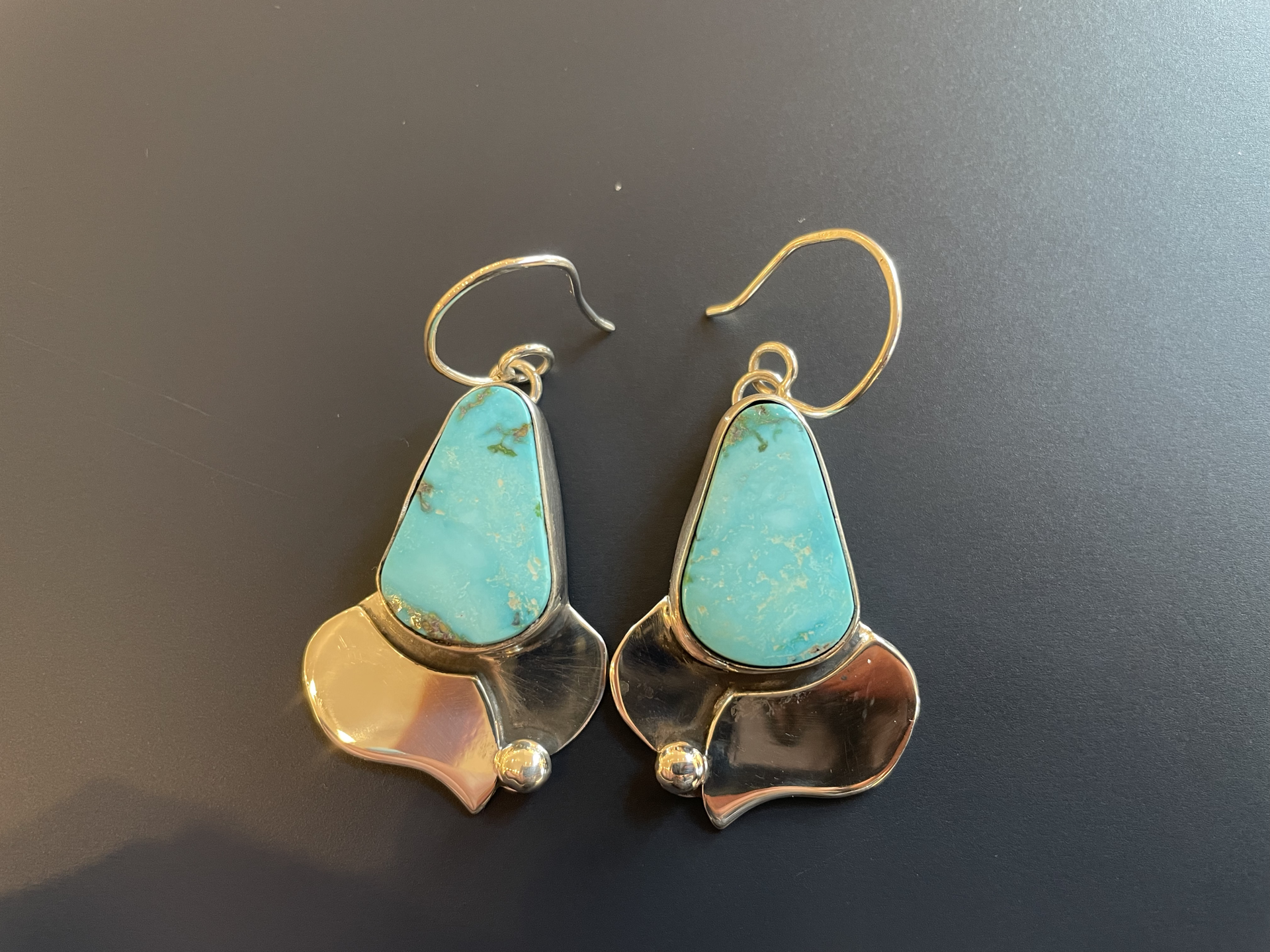 Sterling Turquoise Mt. Turquoise Wire by Anne Forbes