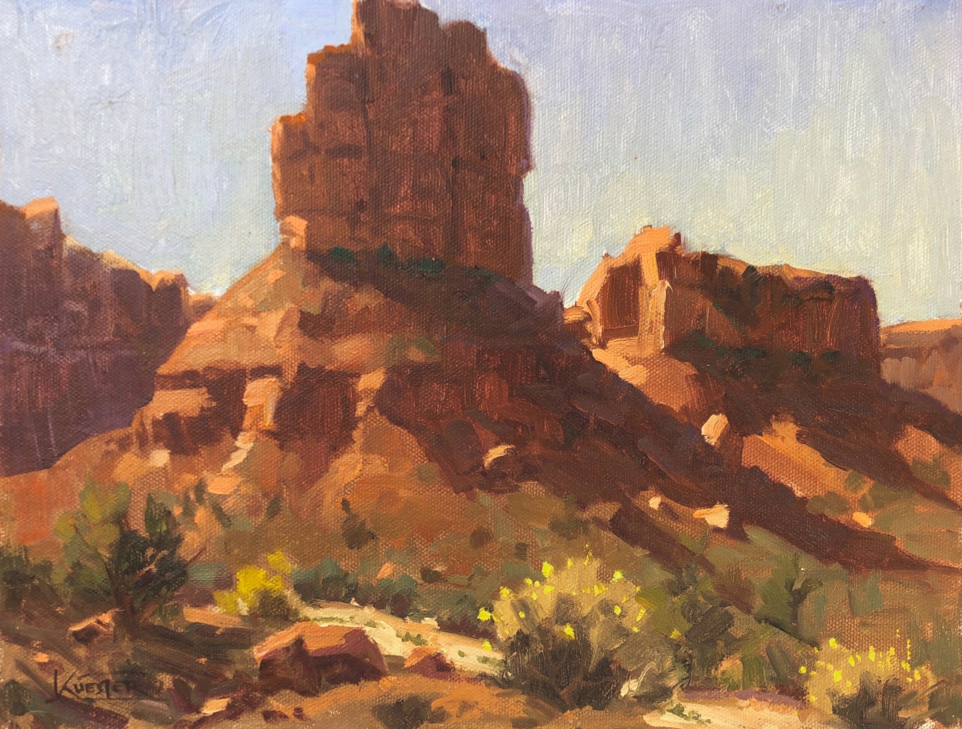 Draped Desert Shadows by Robert Kuester