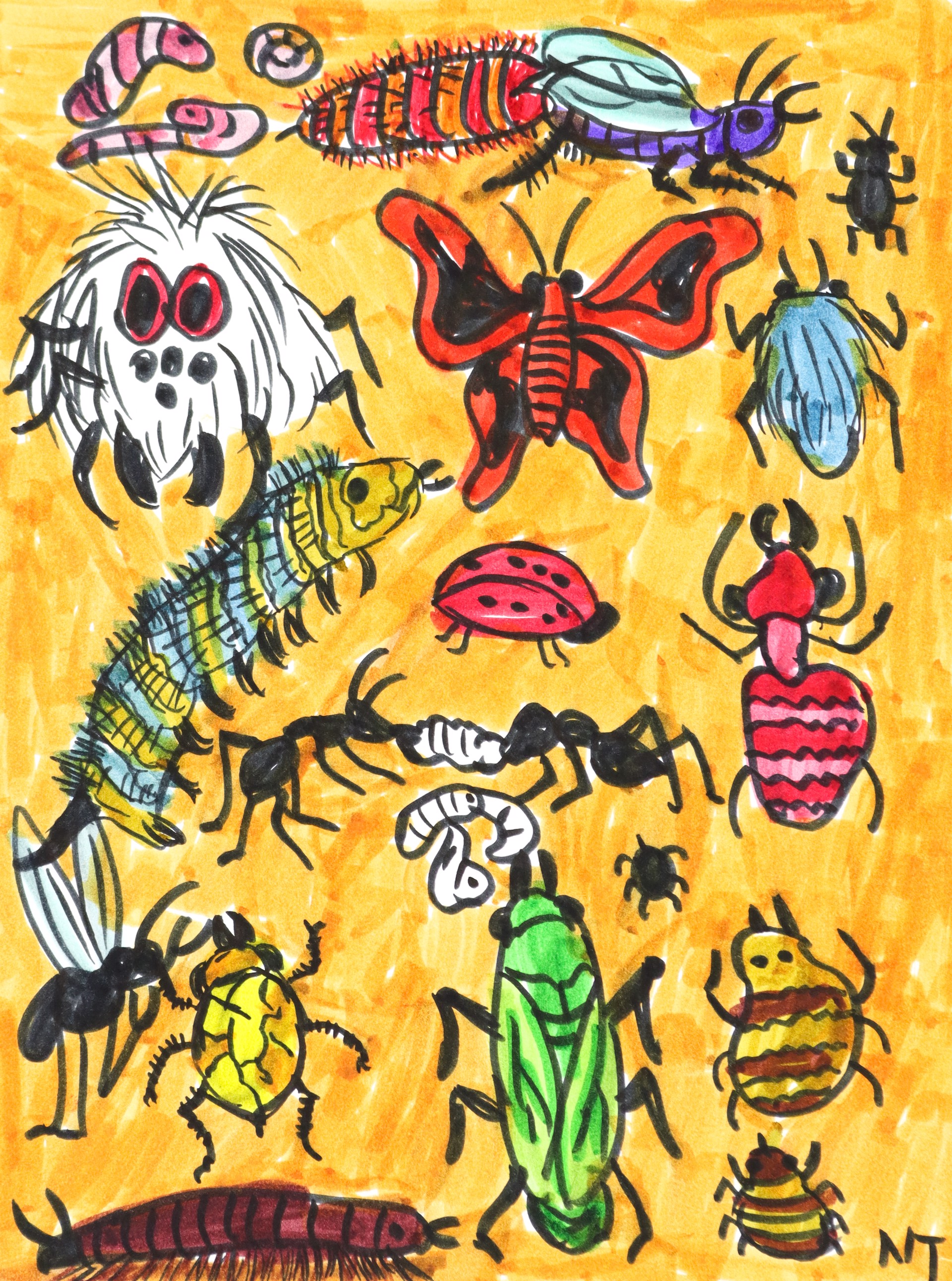 Bugs, Bugs Everywhere by Nonja Tiller