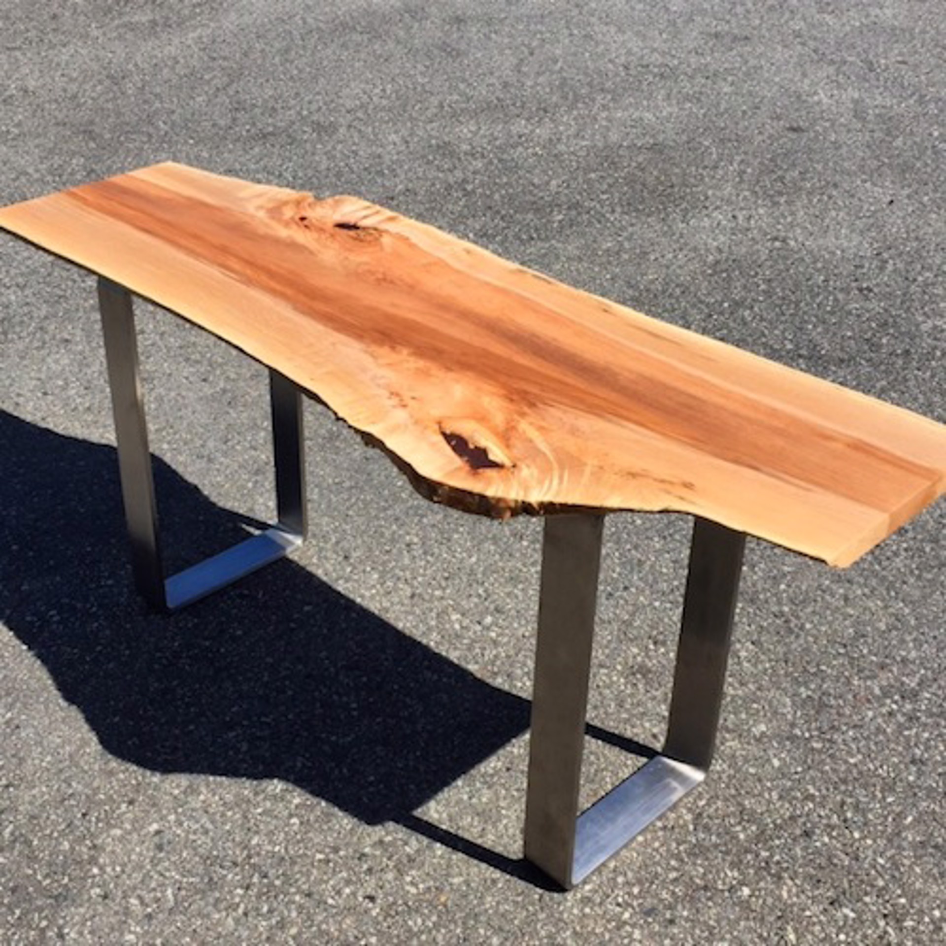 Maple Hall table by Benjamin McLaughlin