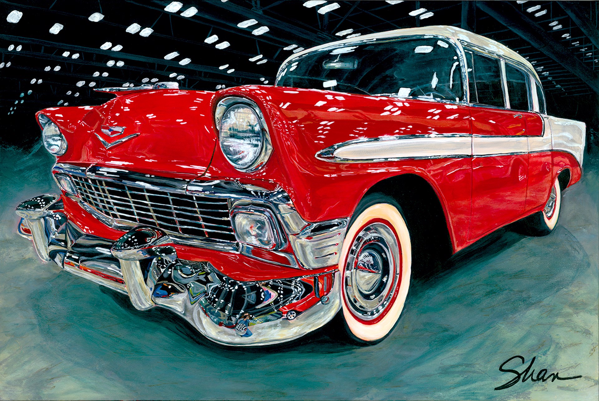1956 Chevrolet Bel Air by Shan Fannin Grand Bohemian Gallery
