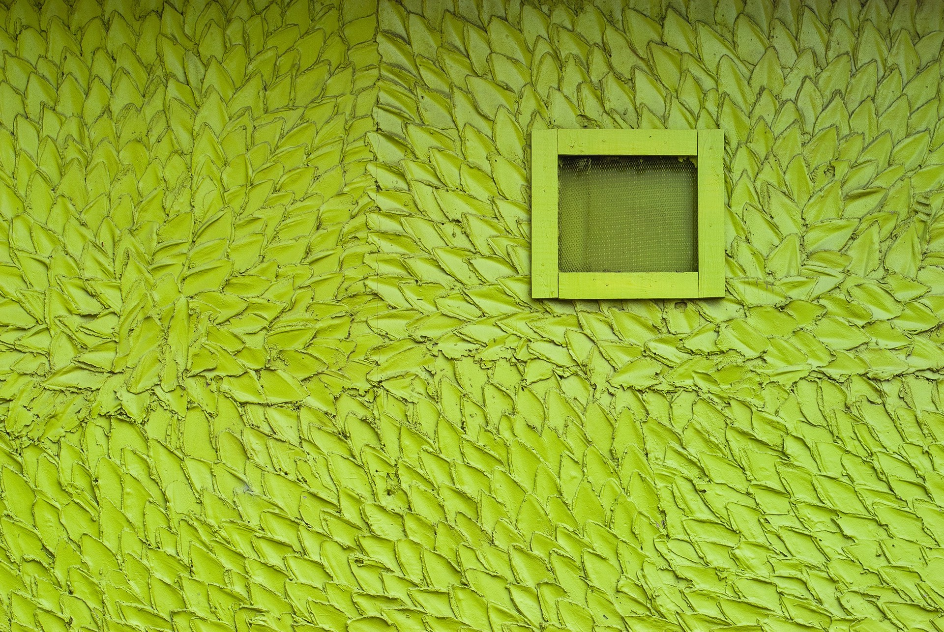 Green (Leaf Wall) by Jerry Siegel