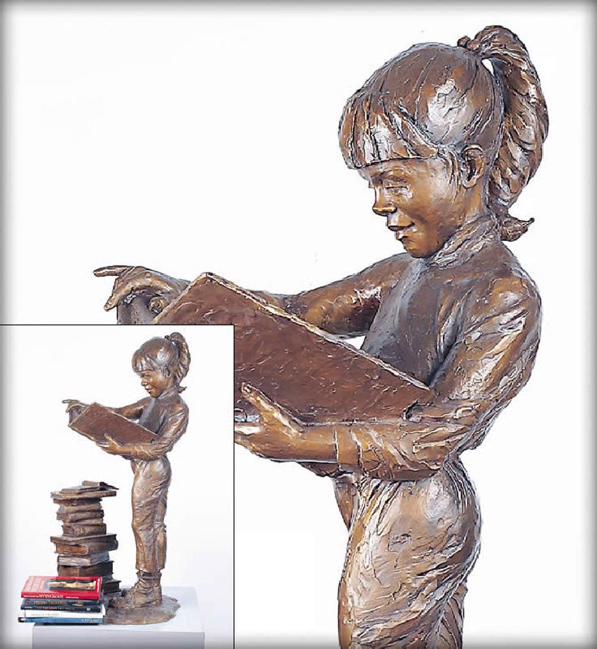 Bookworm II by Gary Lee Price (sculptor)