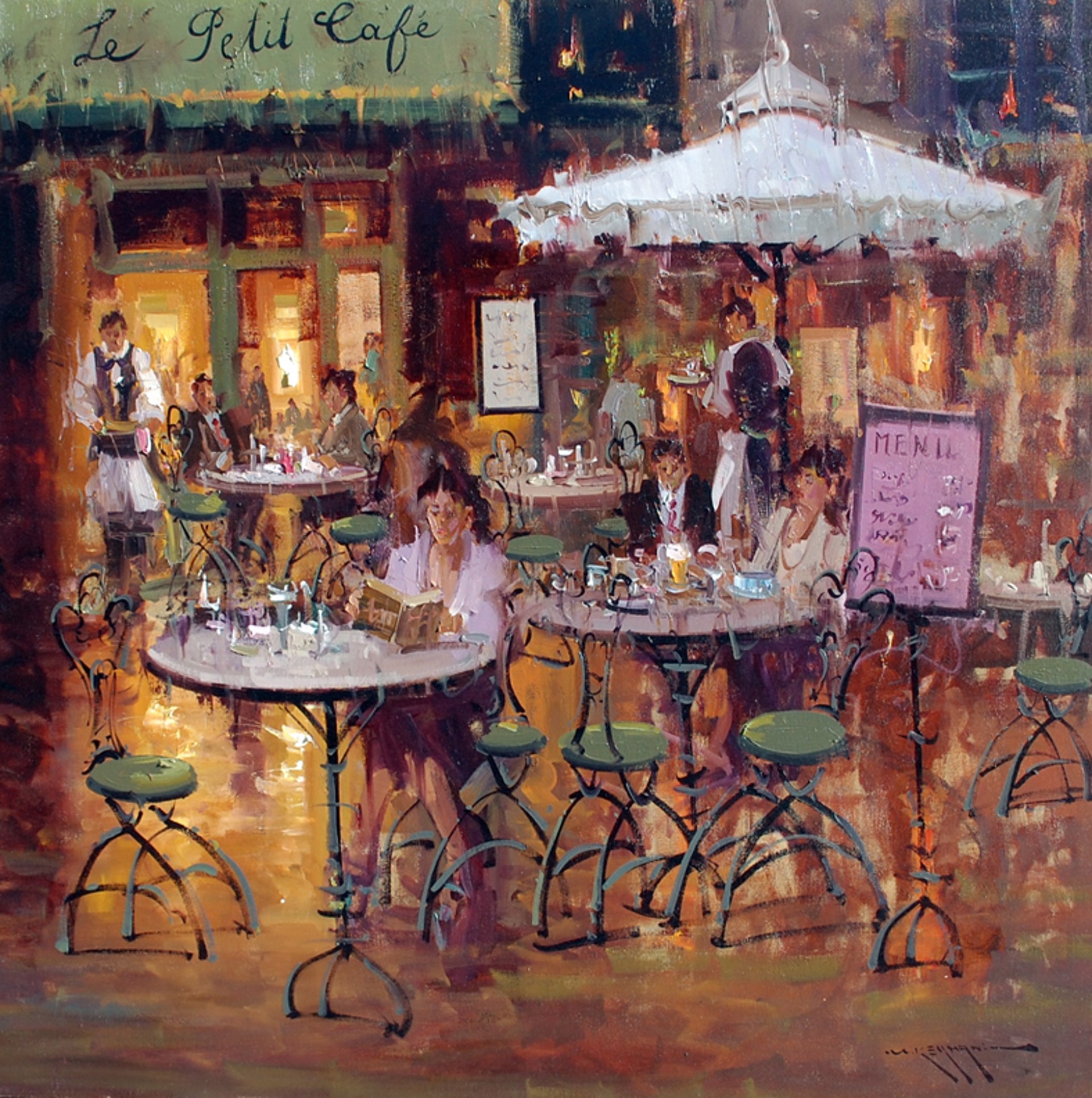 Paris Cafe by Mostafa Keyhani