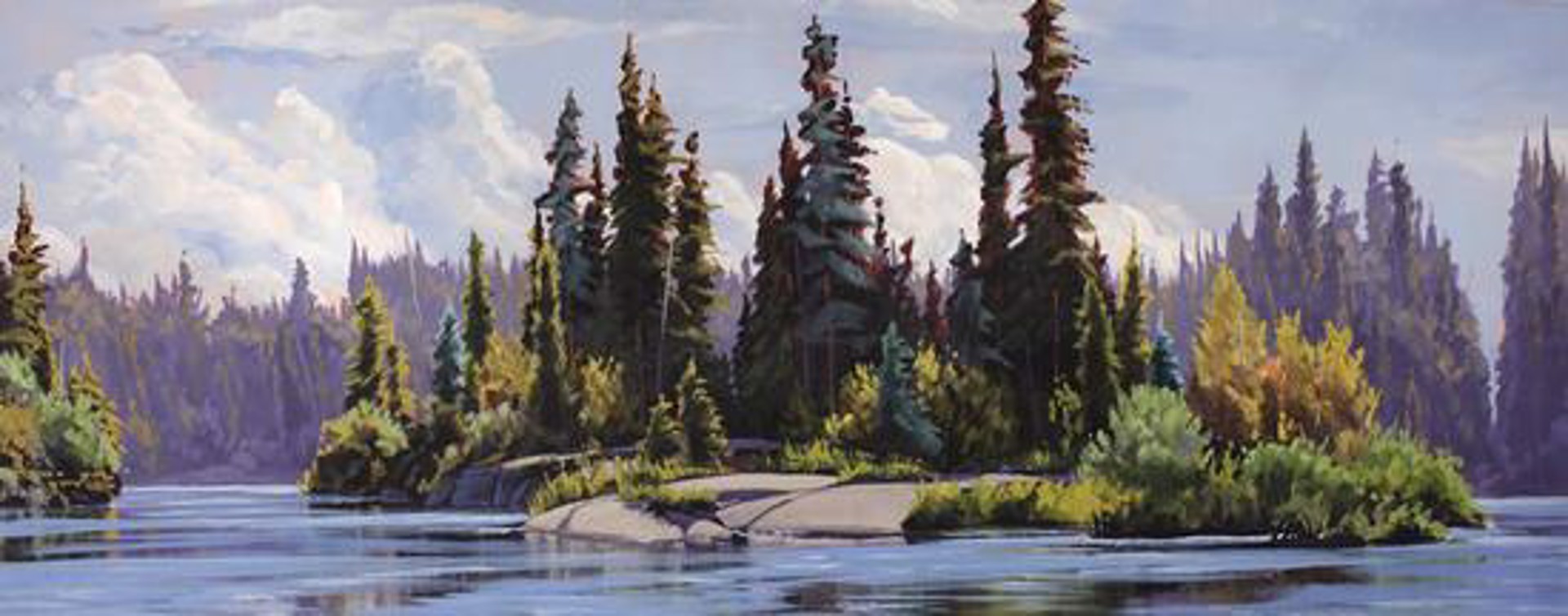 Above Nistowiak Falls by Greg Hargarten
