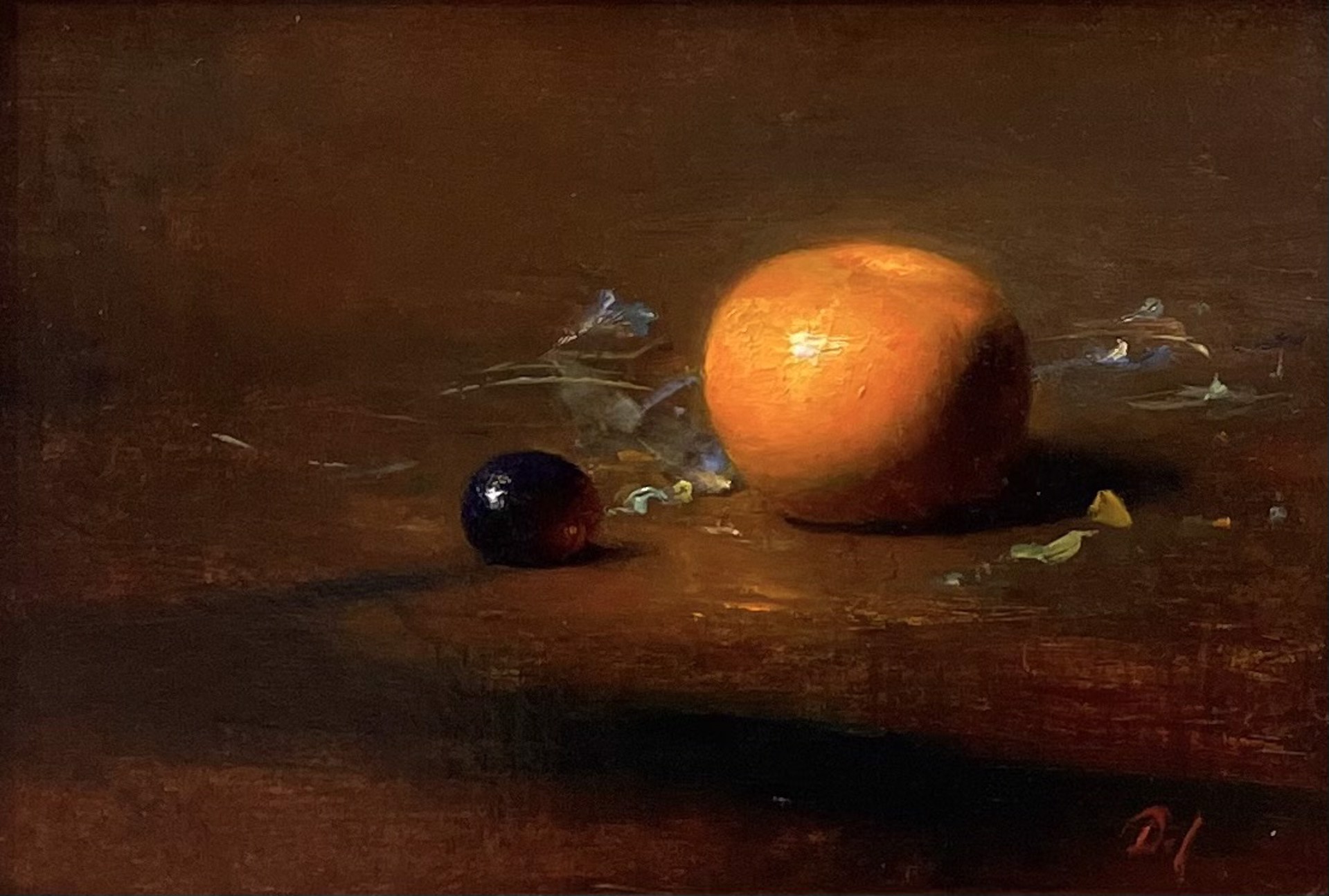 Orange and Grape by David Leffel
