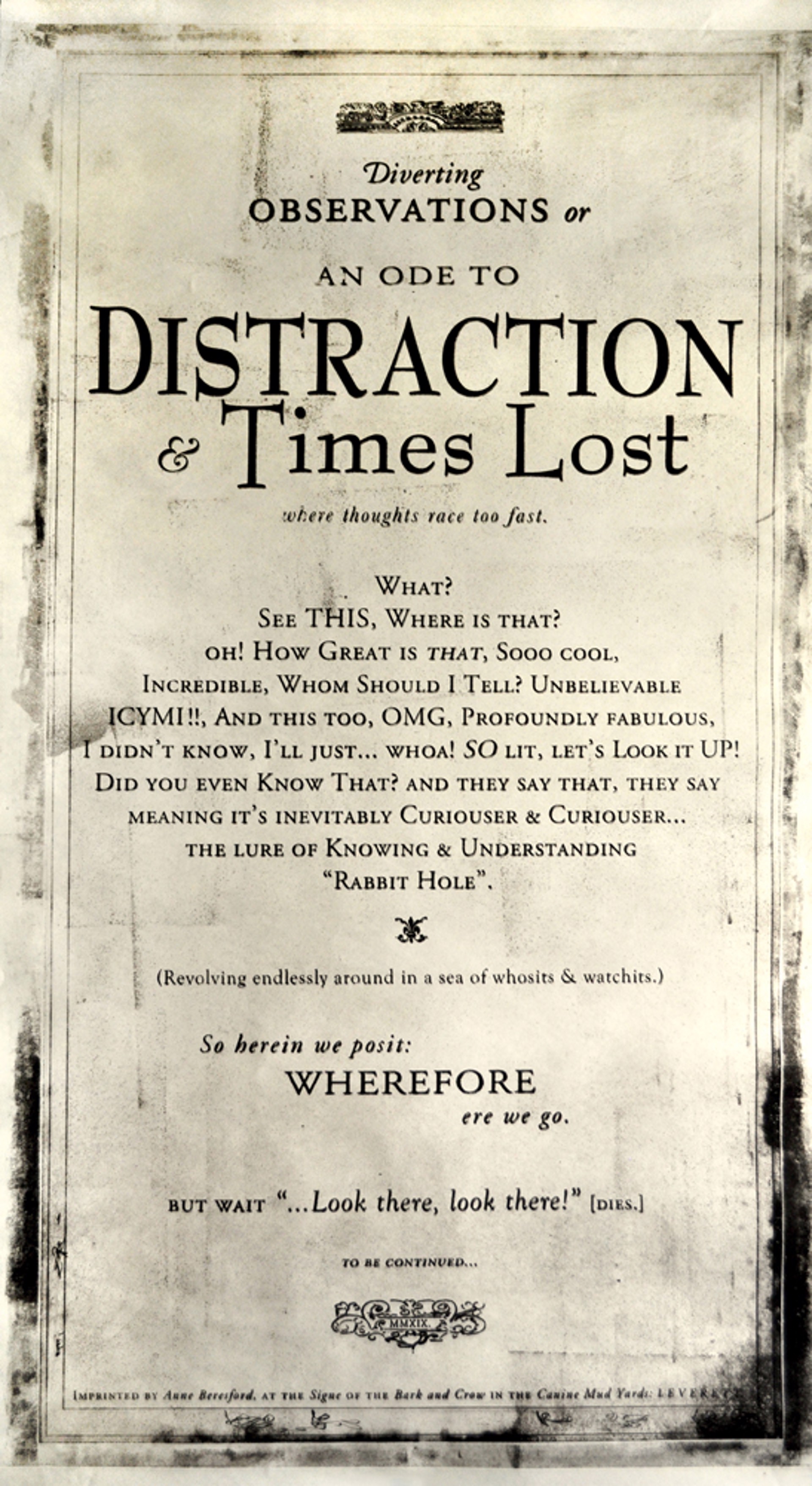 Distraction by Anne Beresford