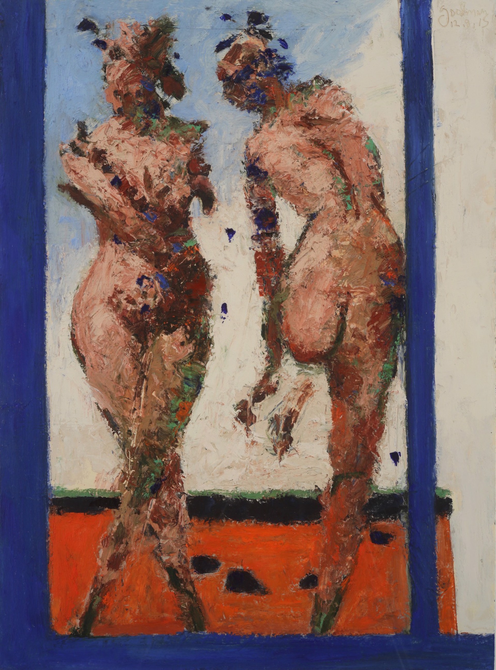 Two Figures No. 5 2015 by John Goodman