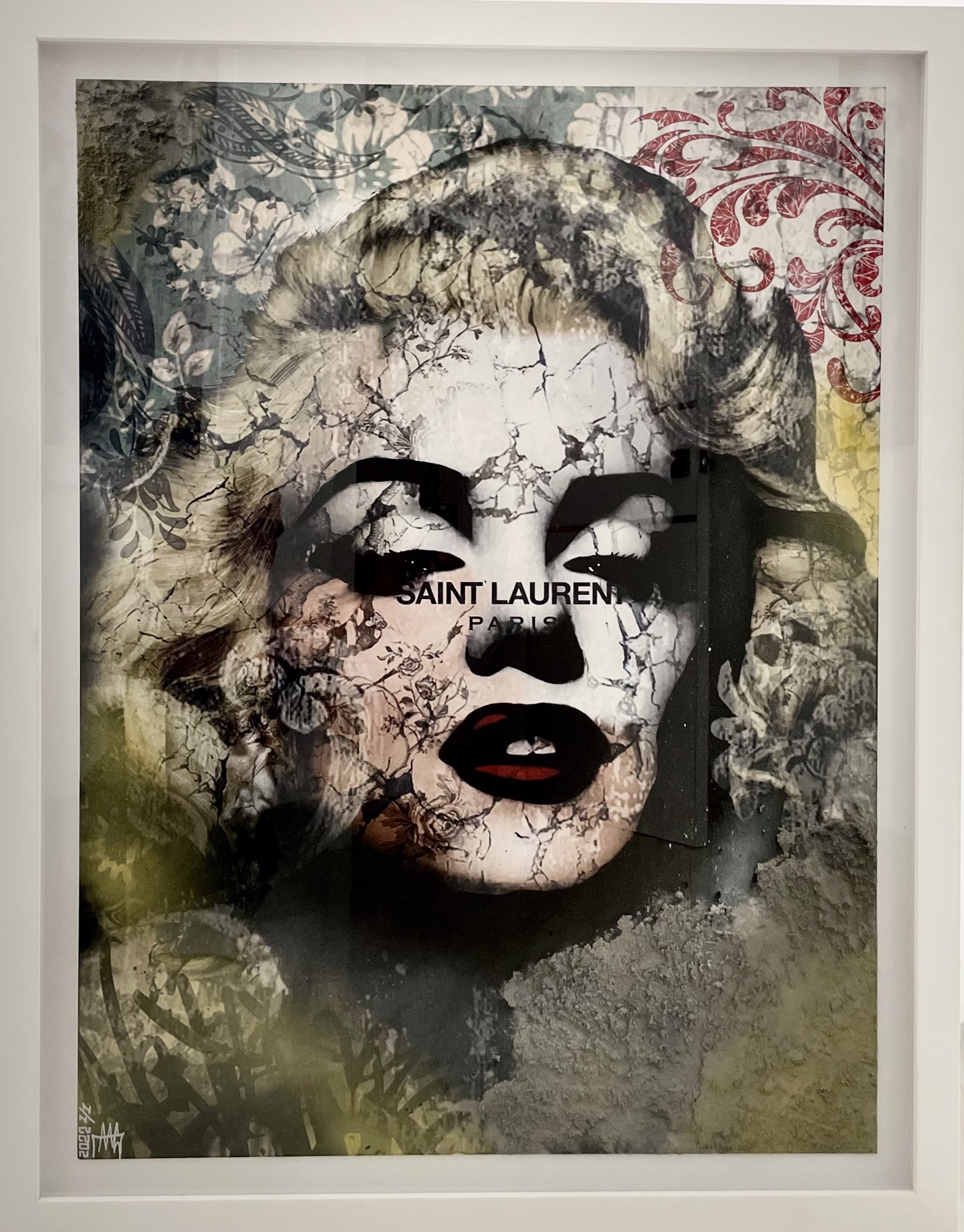 Marilyn Monroe X Saint Laurent by Aaron Gigi